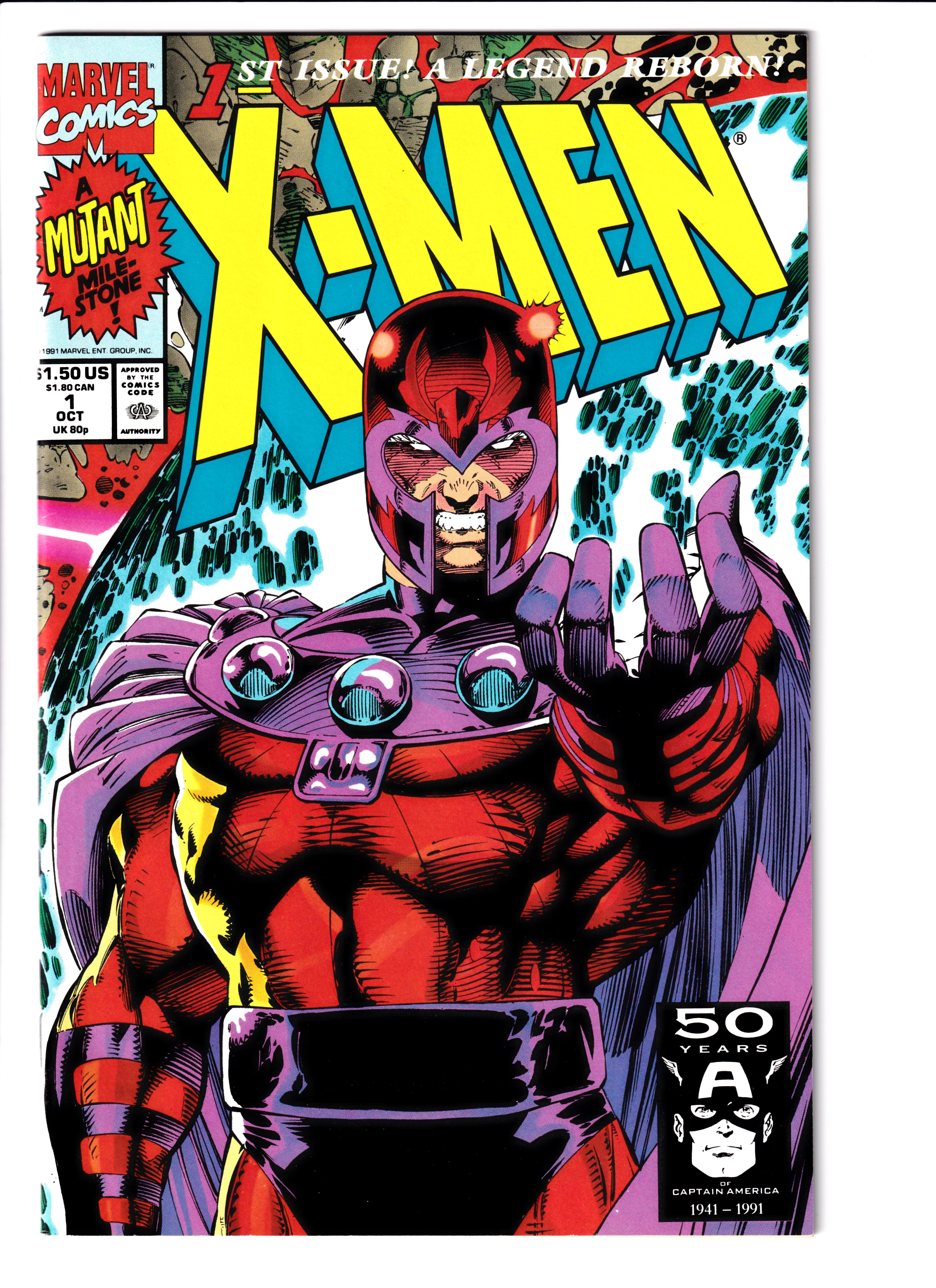 X-Men #1 Cvr D Magneto NM (9.4) (1991)