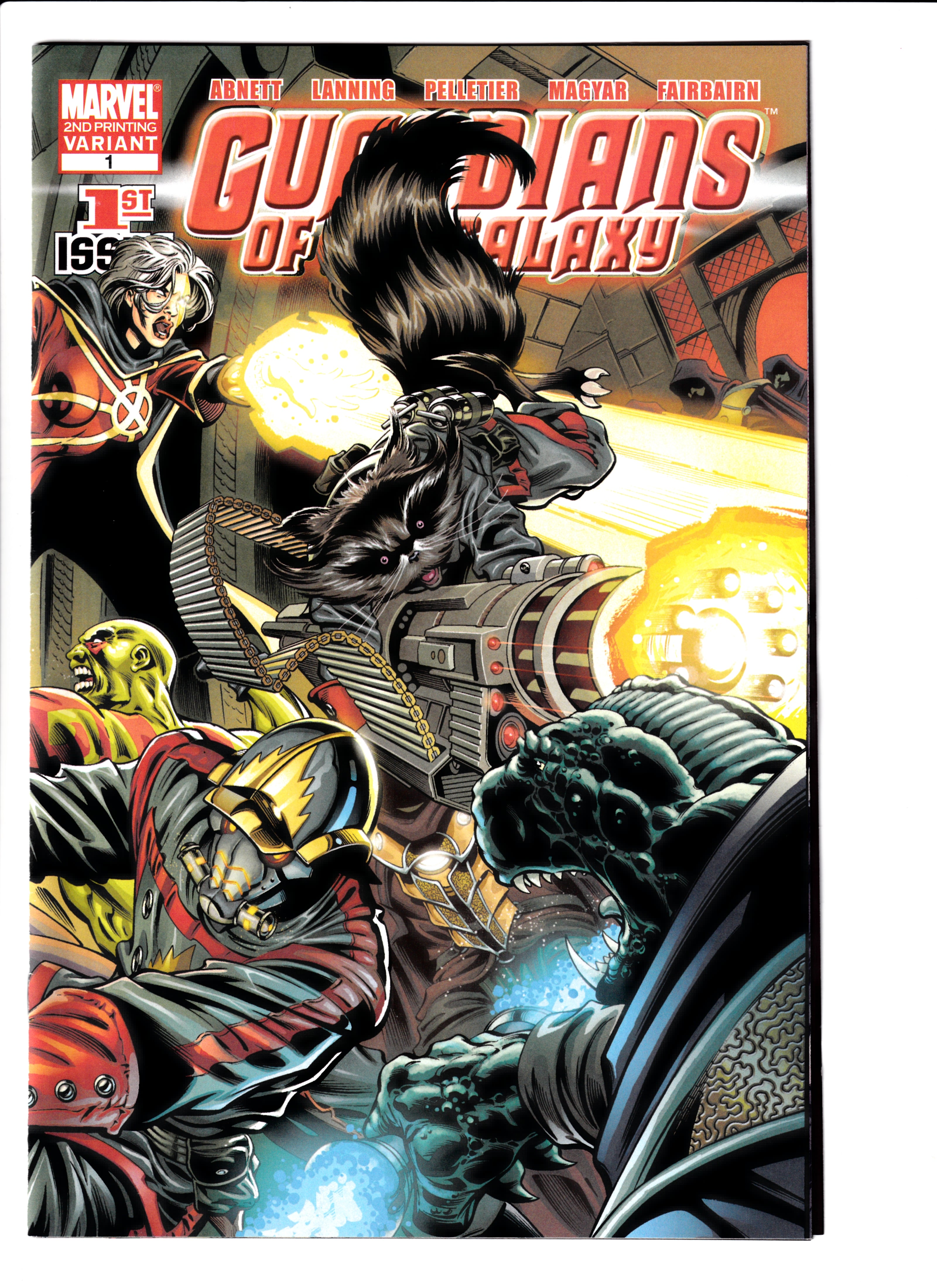 Guardians of the Galaxy #1 2nd Print Mid Grade (2008)