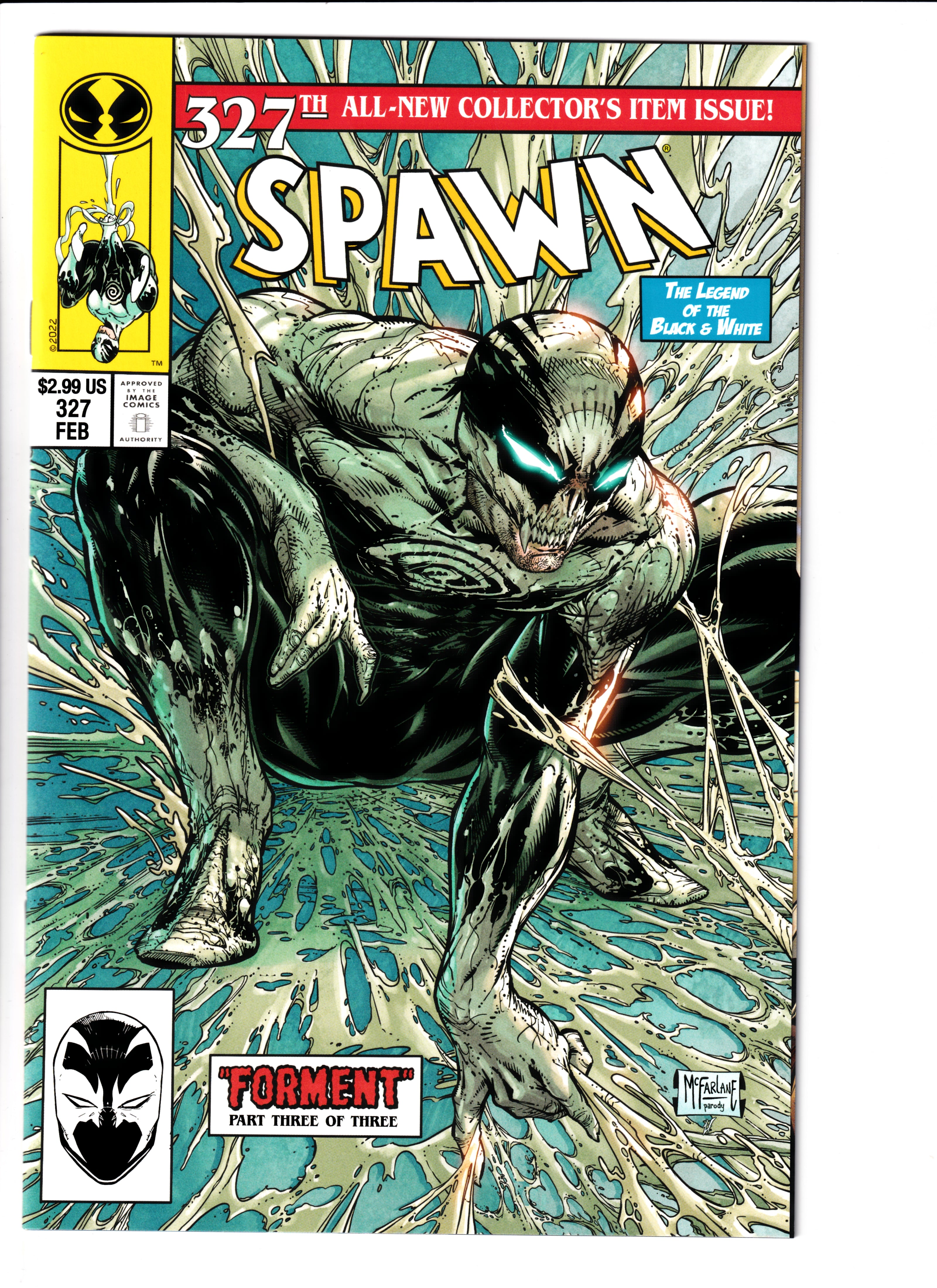Spawn #327 B CVR NM (9.8) (2022)