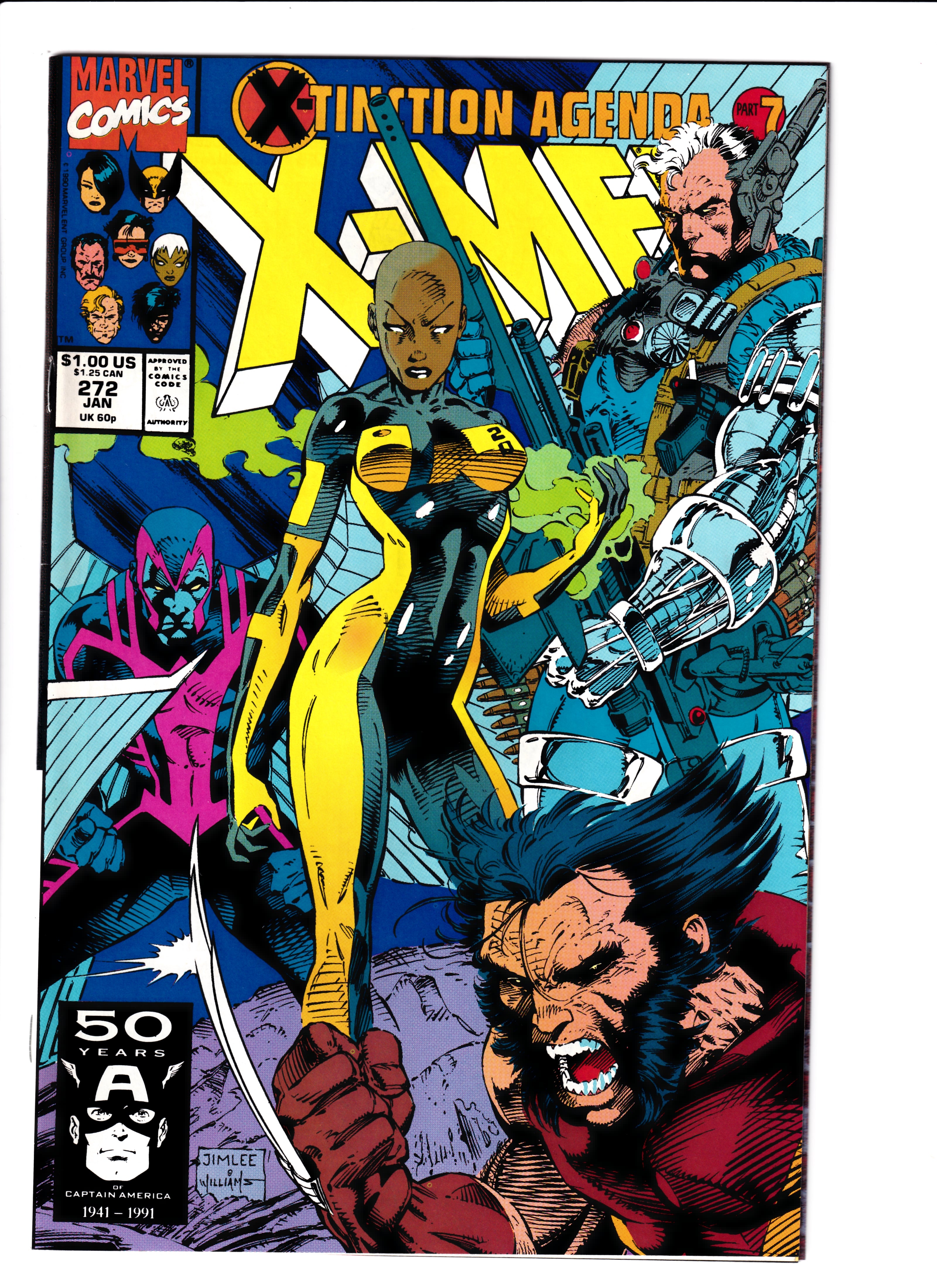 Uncanny X-Men #272 NM (9.4) (1990)