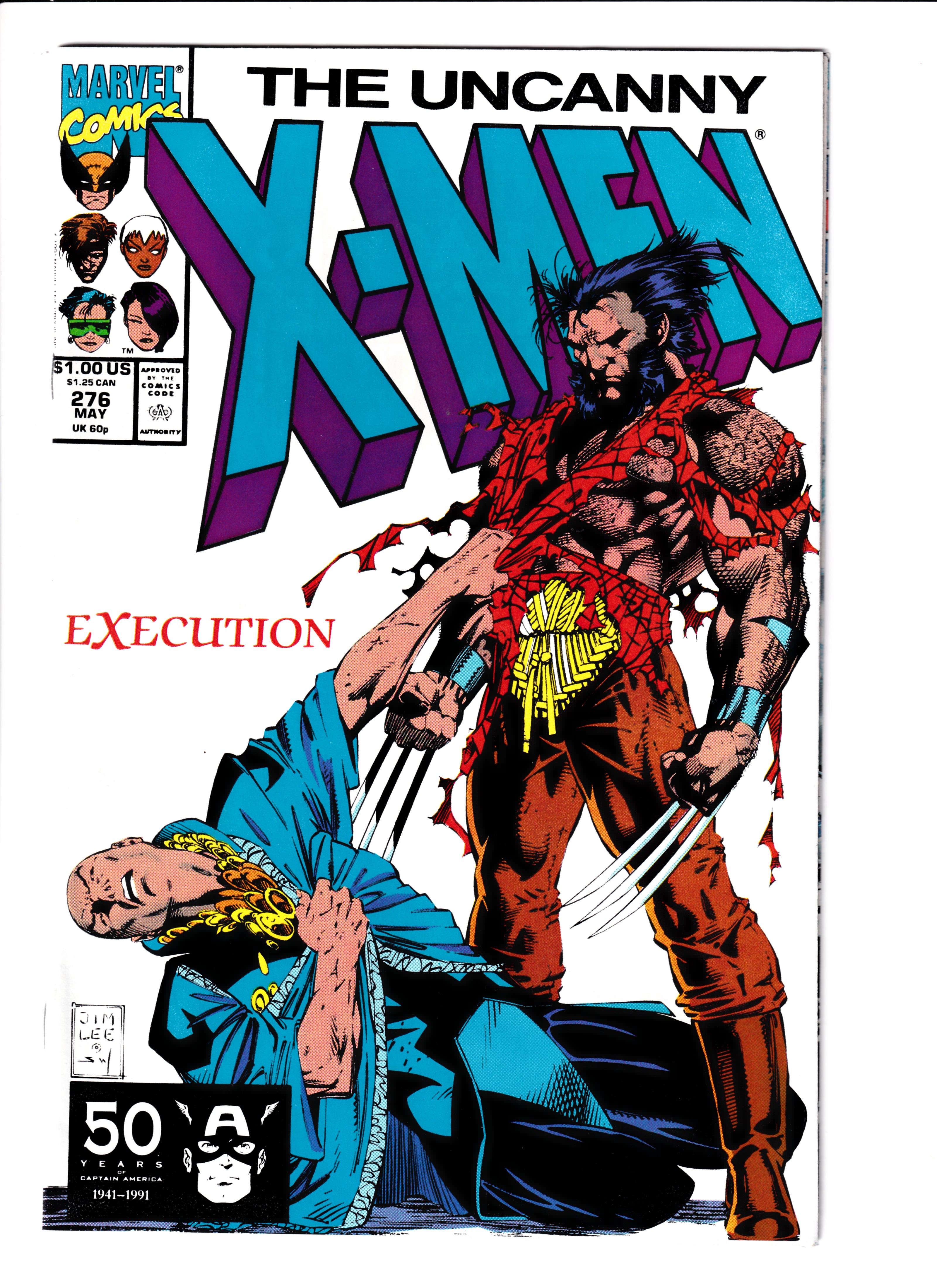 Uncanny X-Men #276 NM (9.4) (1991)