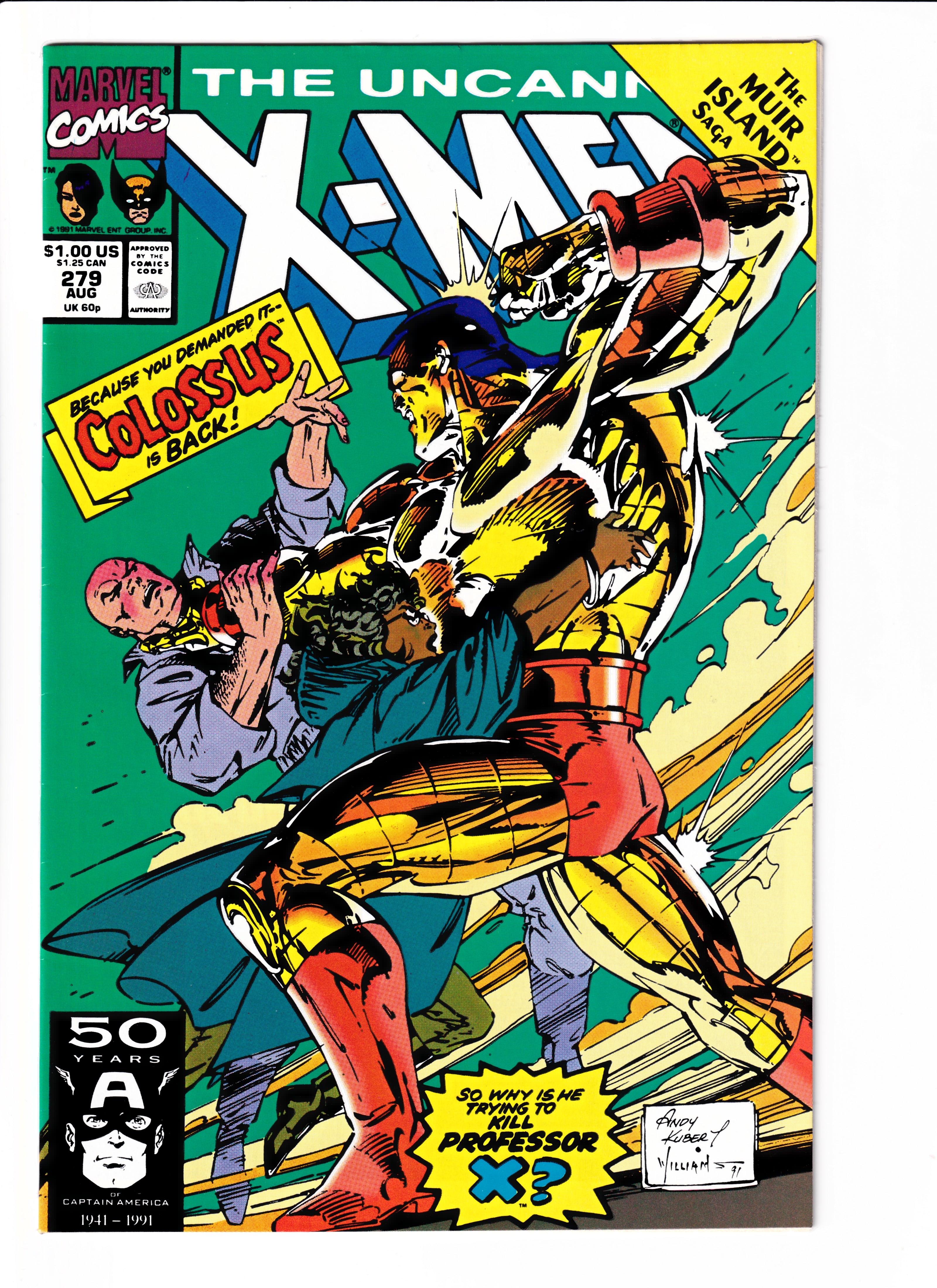 Uncanny X-Men #279 NM (9.0) (1991)