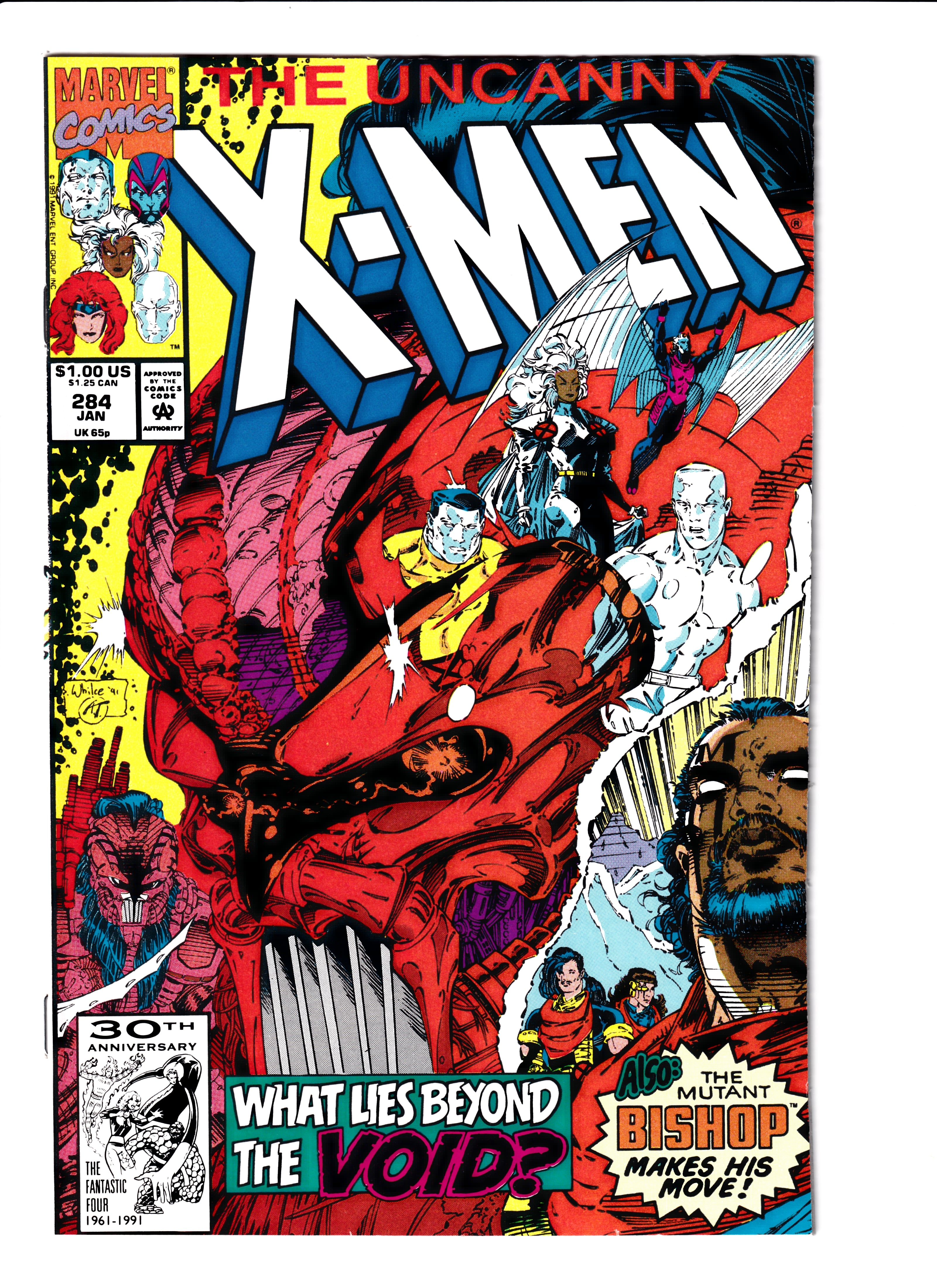 Uncanny X-Men #284 NM (9.4) (1991)
