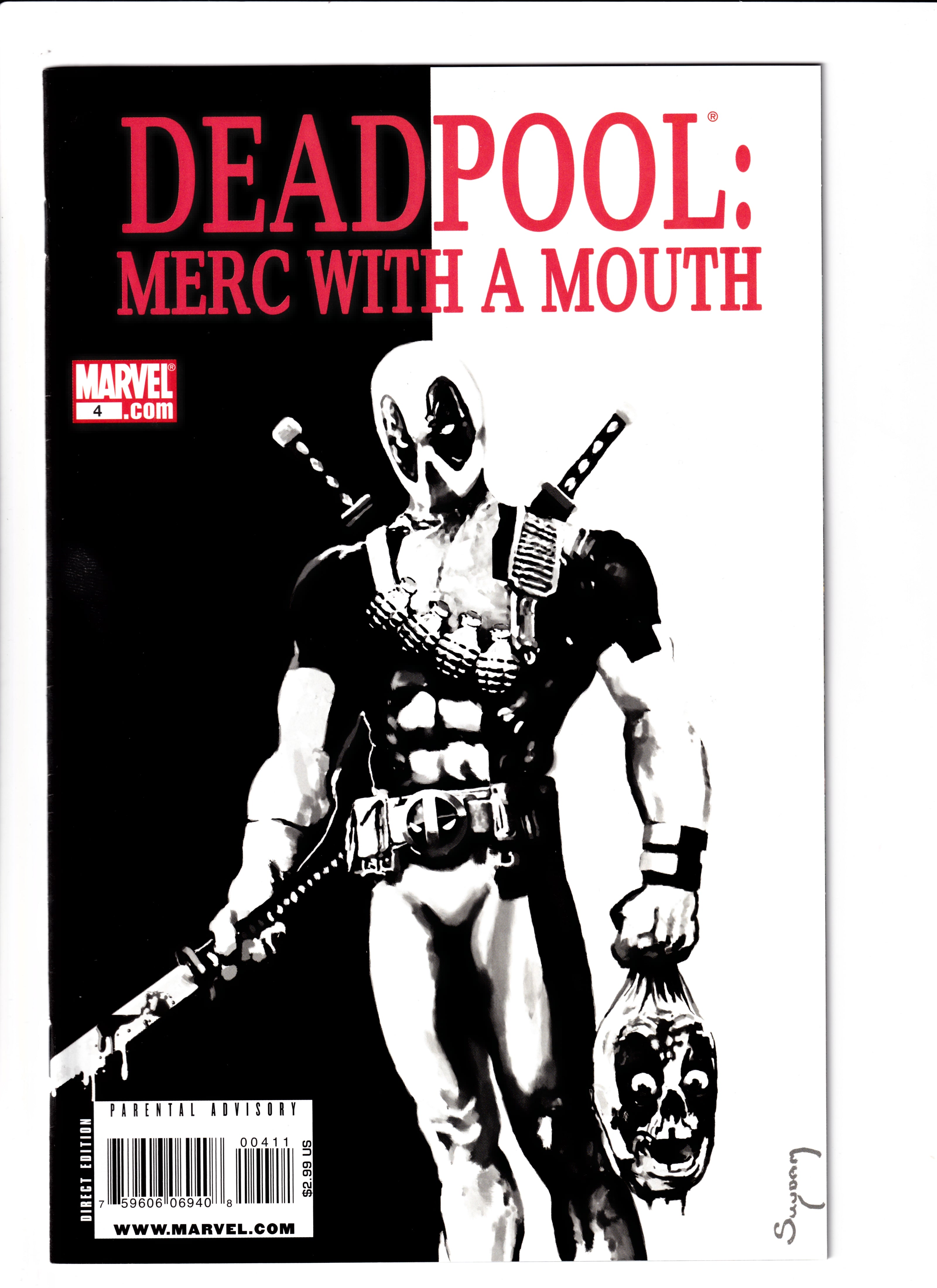 Deadpool: Merc With a Mouth #4 NM (9.0) (2009)