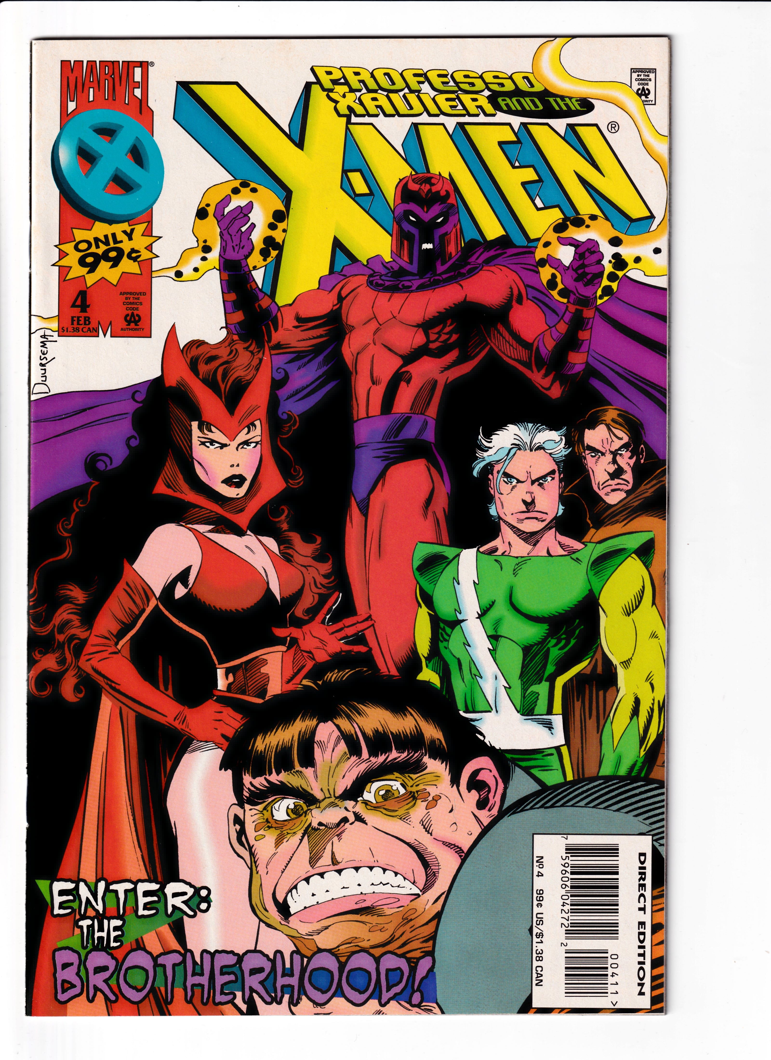 Professor Xavier and the X-Men #4 NM (9.0) (1996)