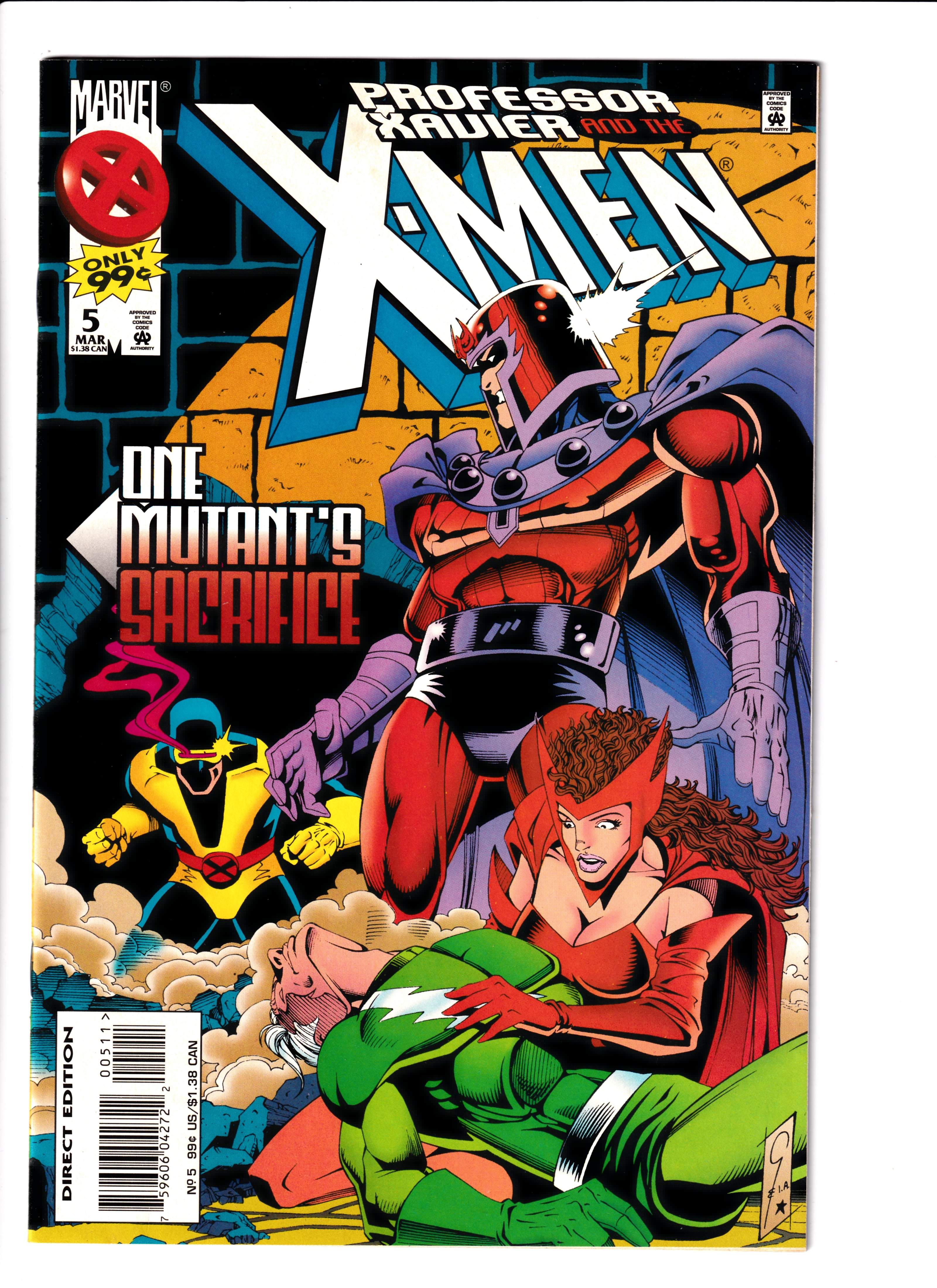 Professor Xavier and the X-Men #5 NM (9.0) (1996)