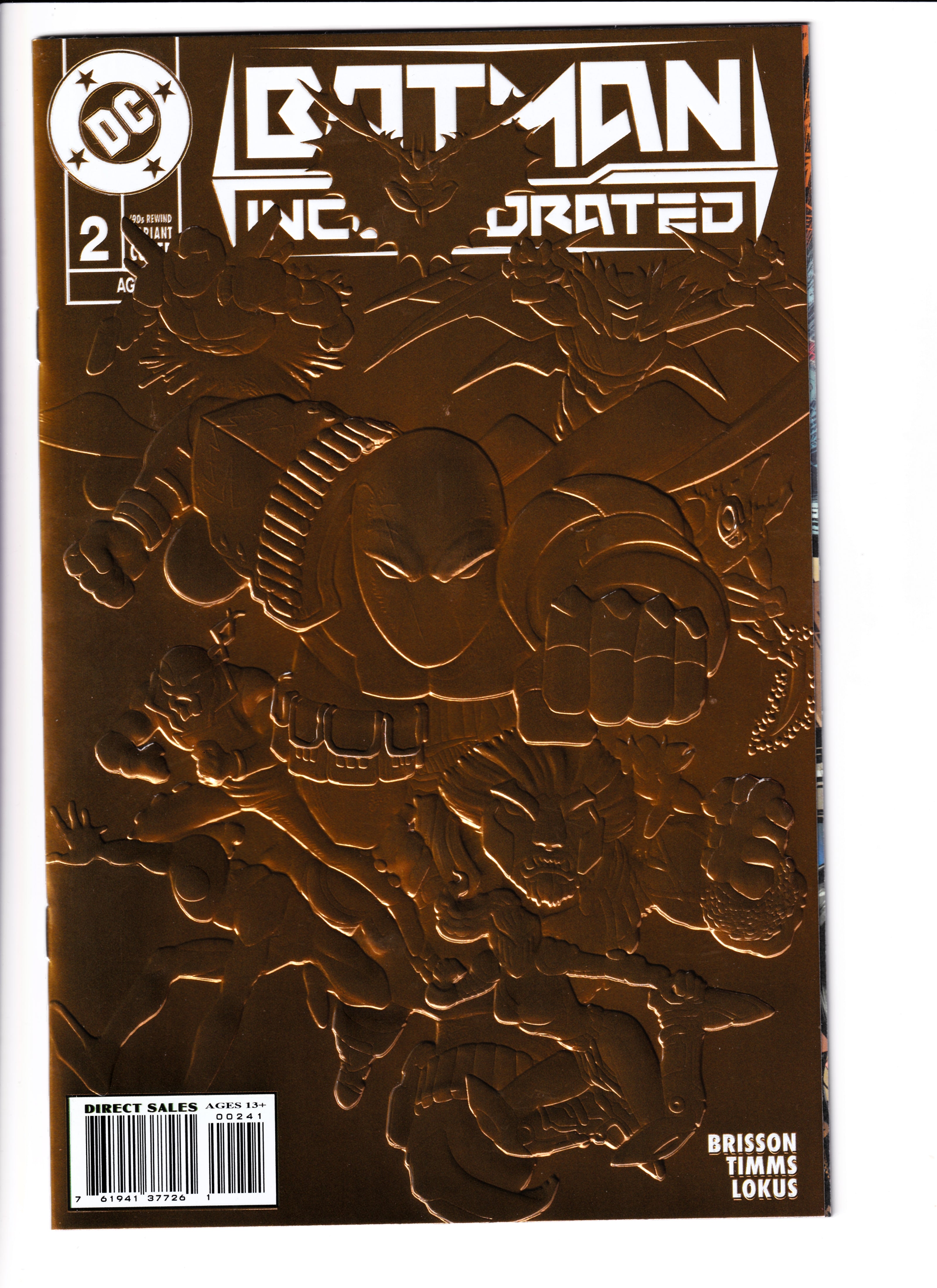 Batman Incorperated #2 Foil Cover NM (9.8) (2022)