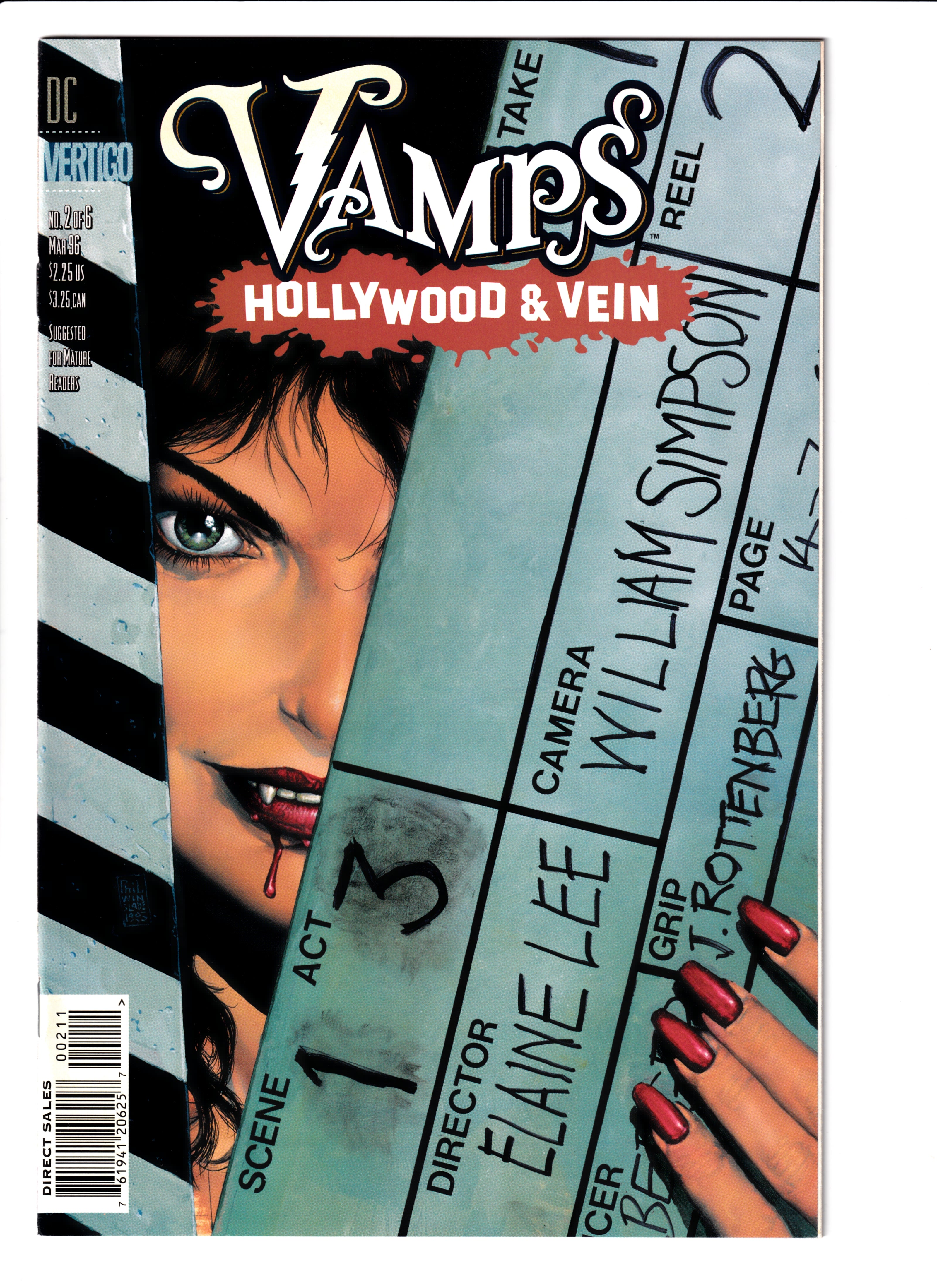 Vamps Hollywood & Vein #2 NM (9.2) (1995)