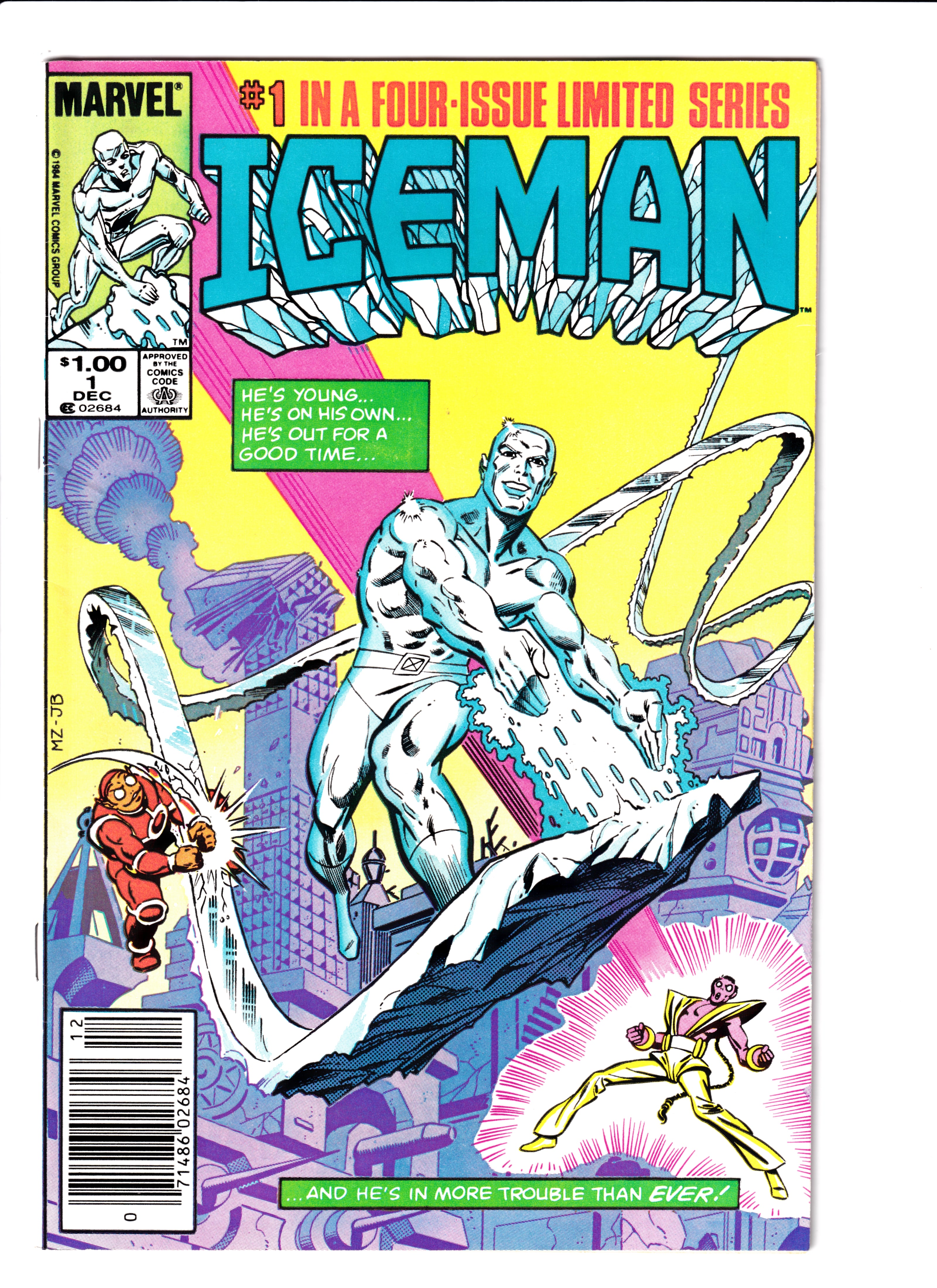 Iceman #1 Canadian Price Var. VF (8.0) (1984)
