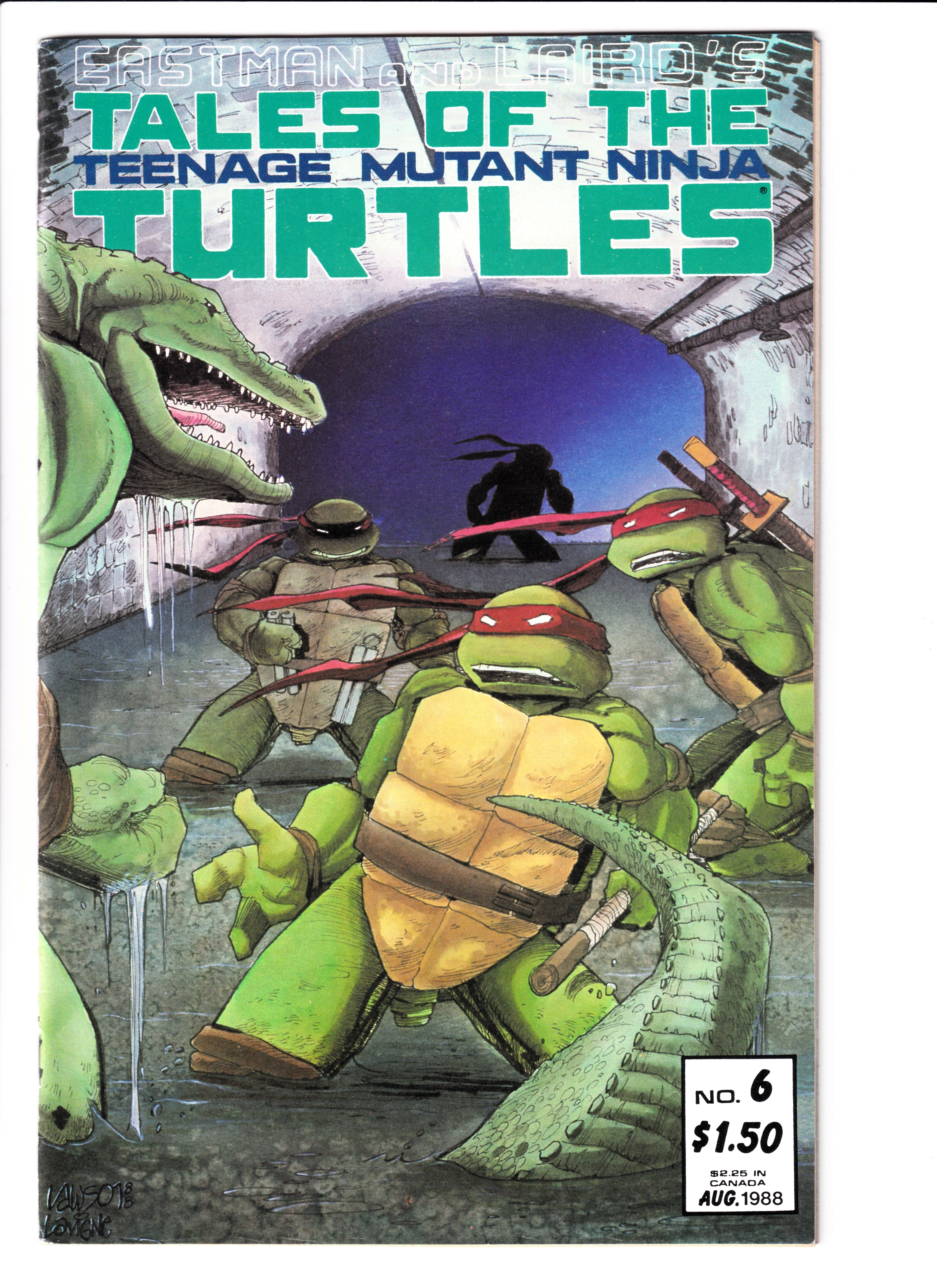 Tales of the Teenage Mutant Ninja Turtles #6 VF (7.5) (1988
