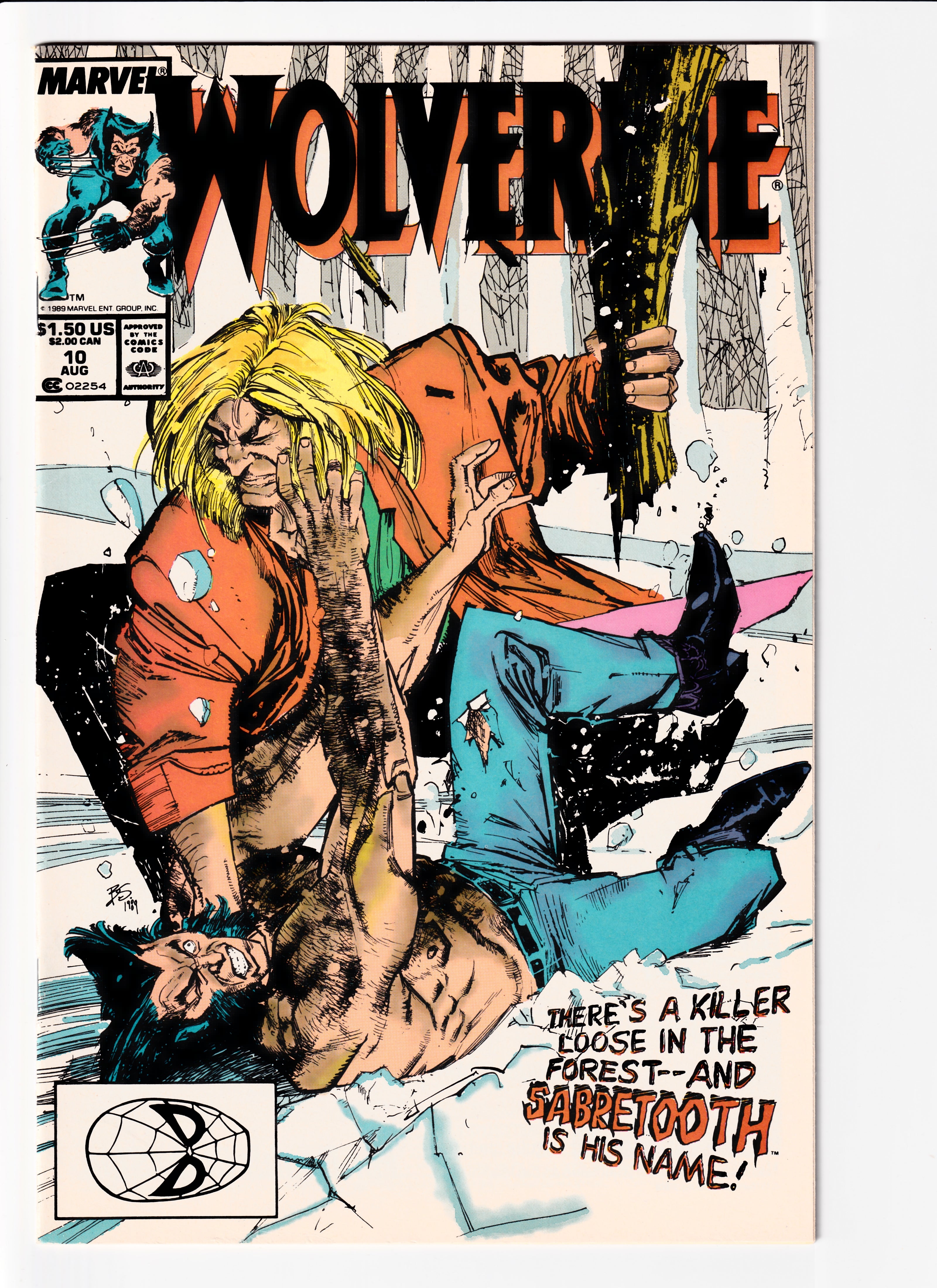 Wolverine #10 VF (8.5) (1989)