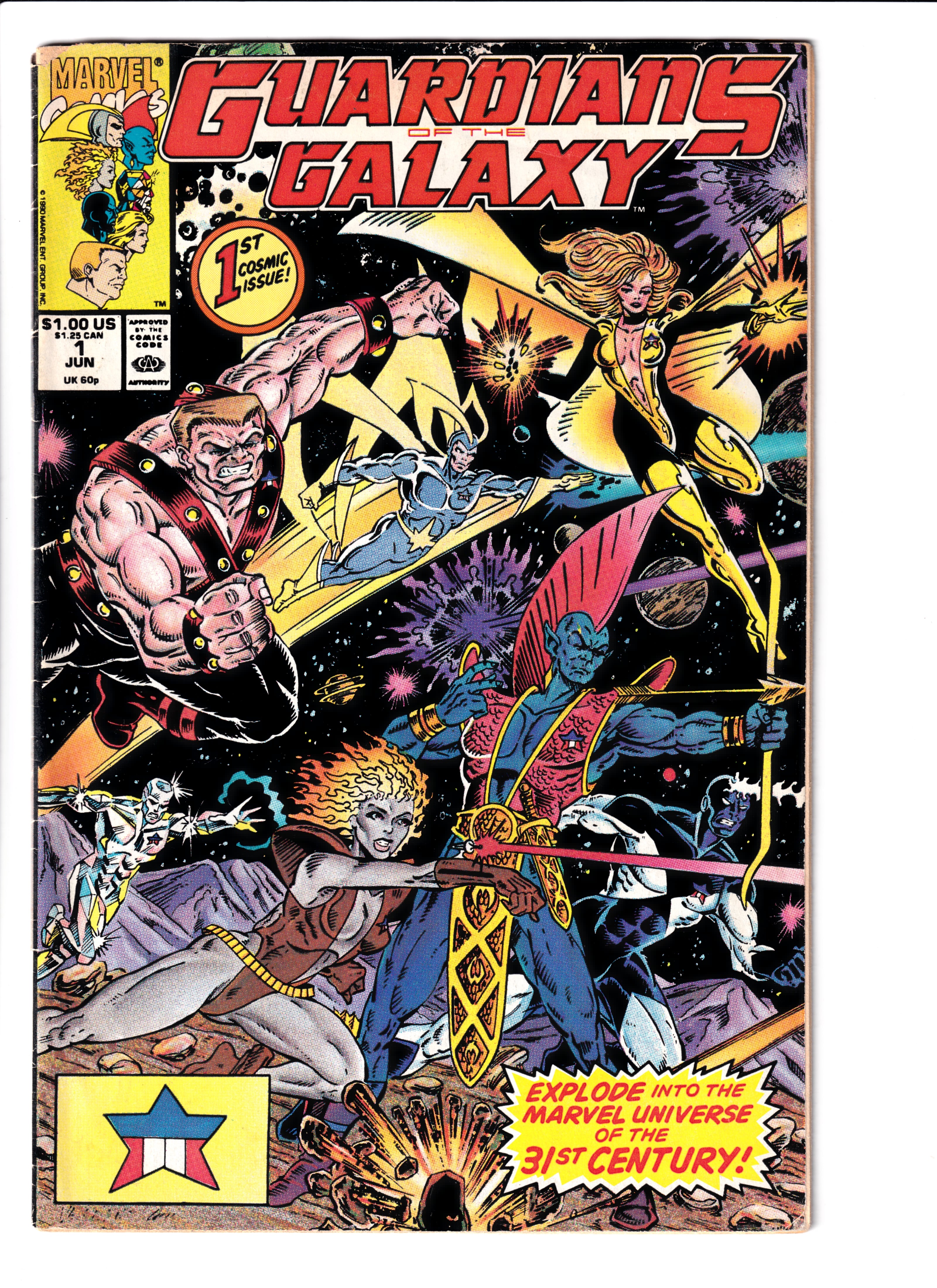 Guardians of The Galaxy #1 Low Grade (1990)