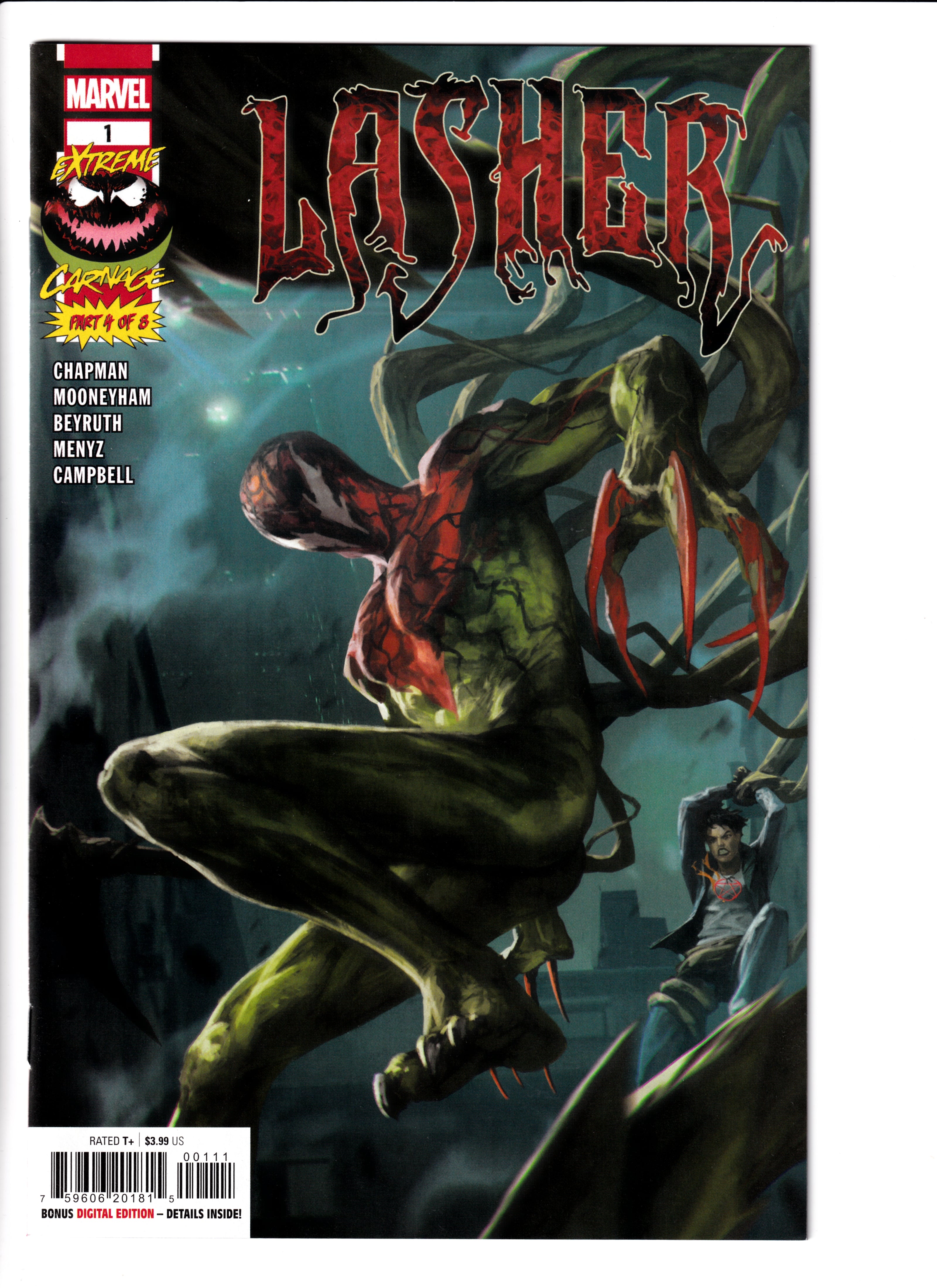 Extreme Carnage: Lasher #1 NM (9.6) (2021)