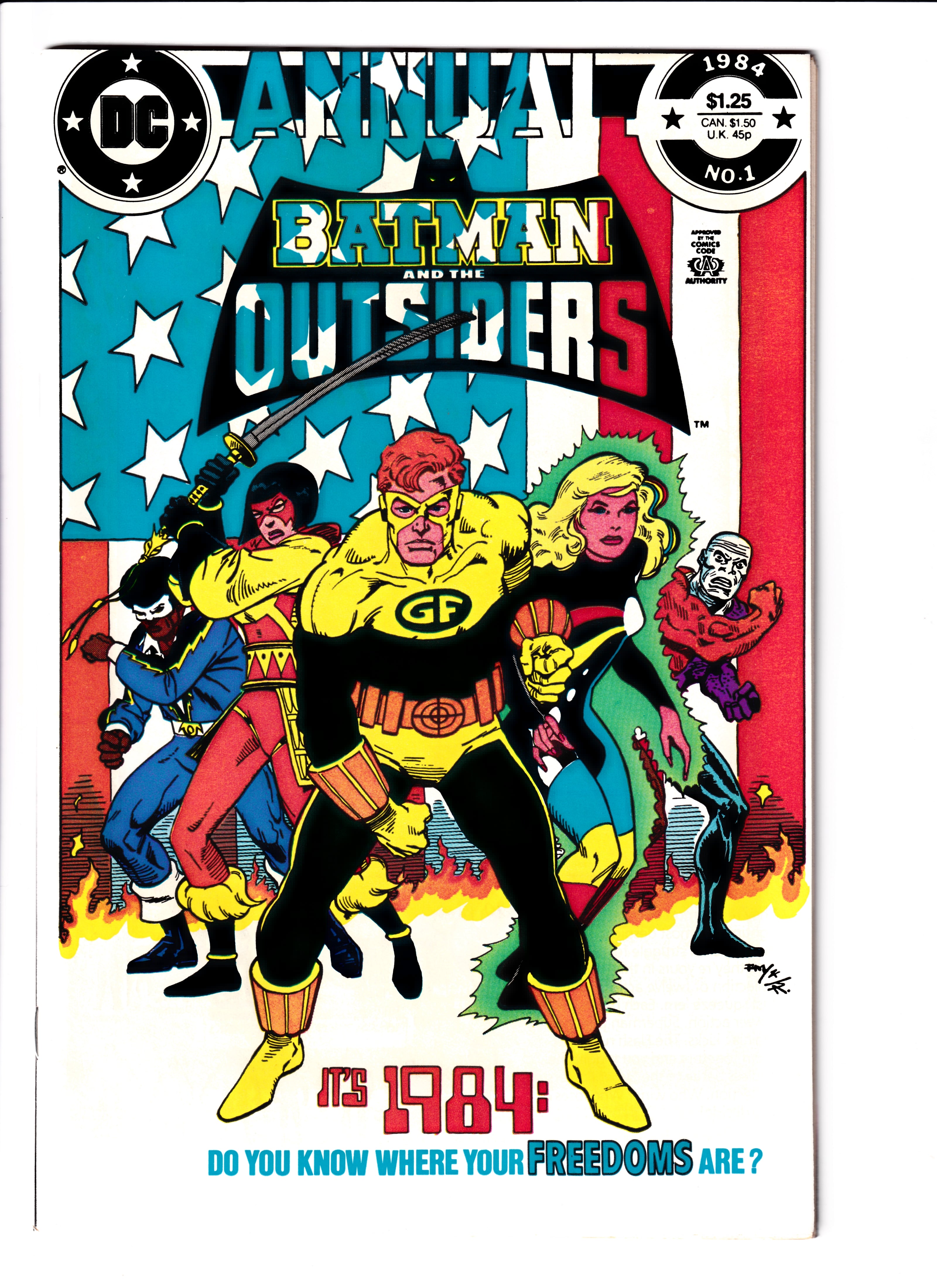 Batman and the Outsiders Annual #1 NM (9.4) (1984)