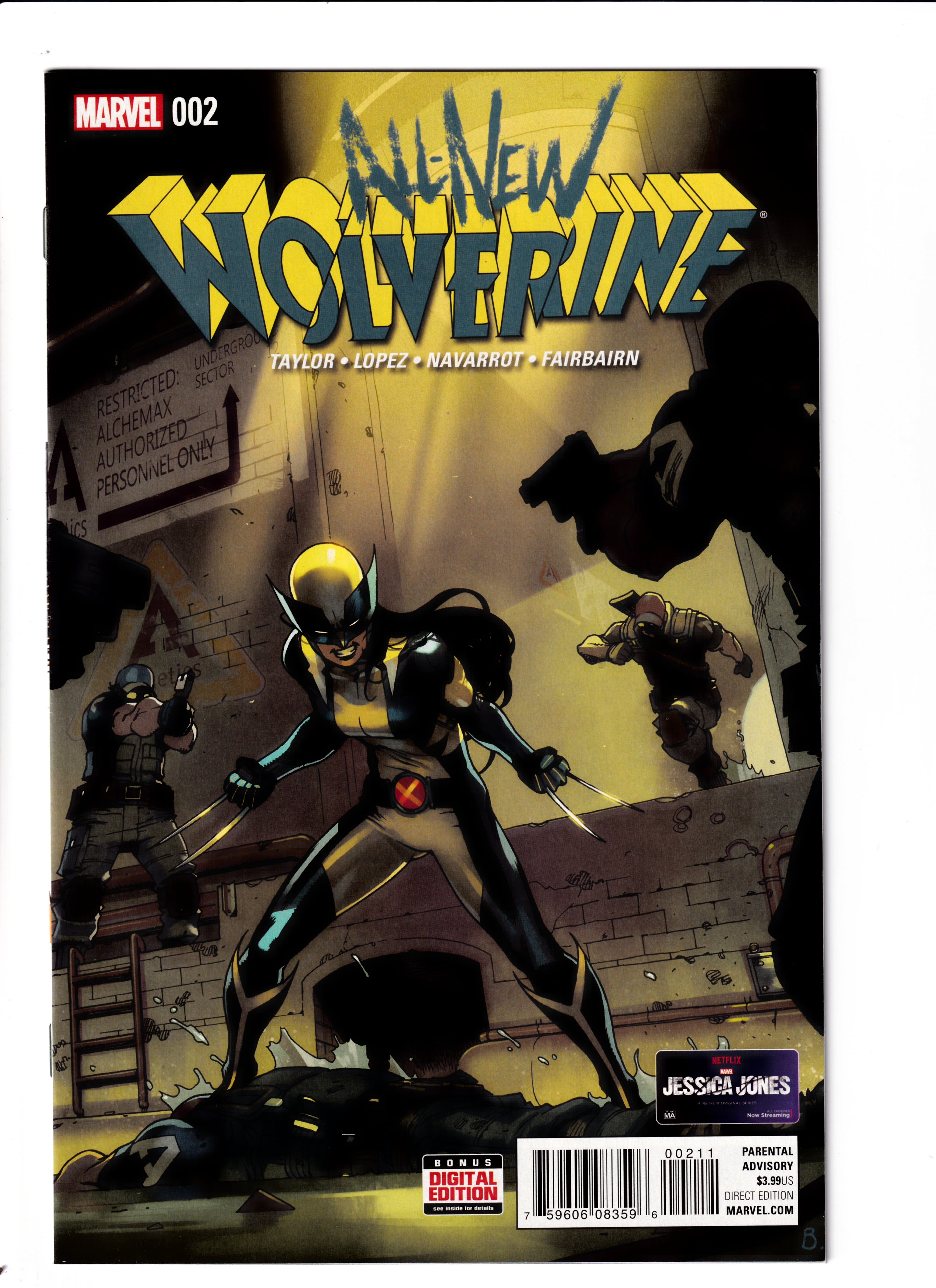 All New Wolverine #2 NM (9.4) (2016)