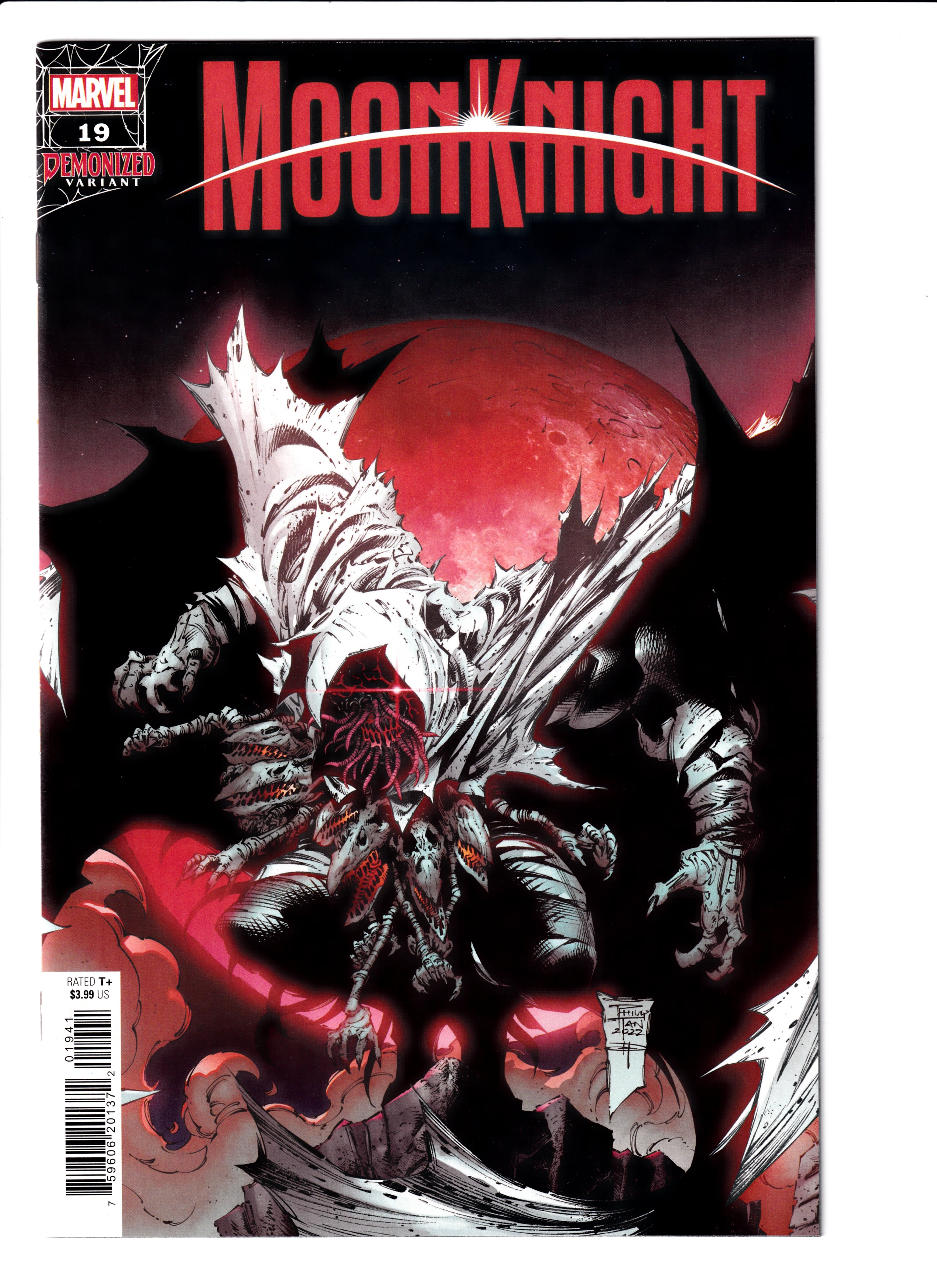 Moon Knight #19 Demonized Var NM (9.4) (2023)