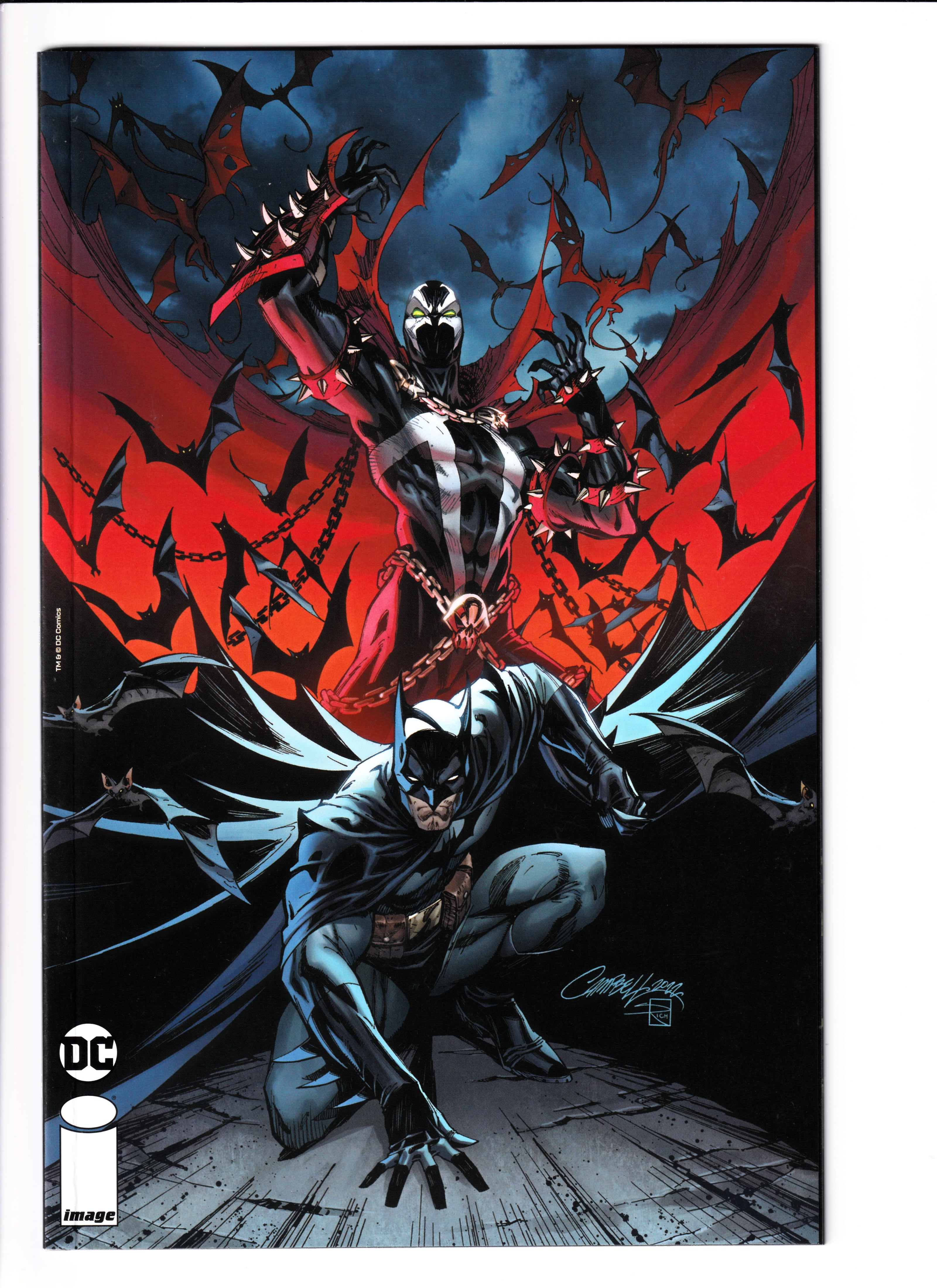 Batman Spawn #1 Campbell CVR NM (9.8) (2022)