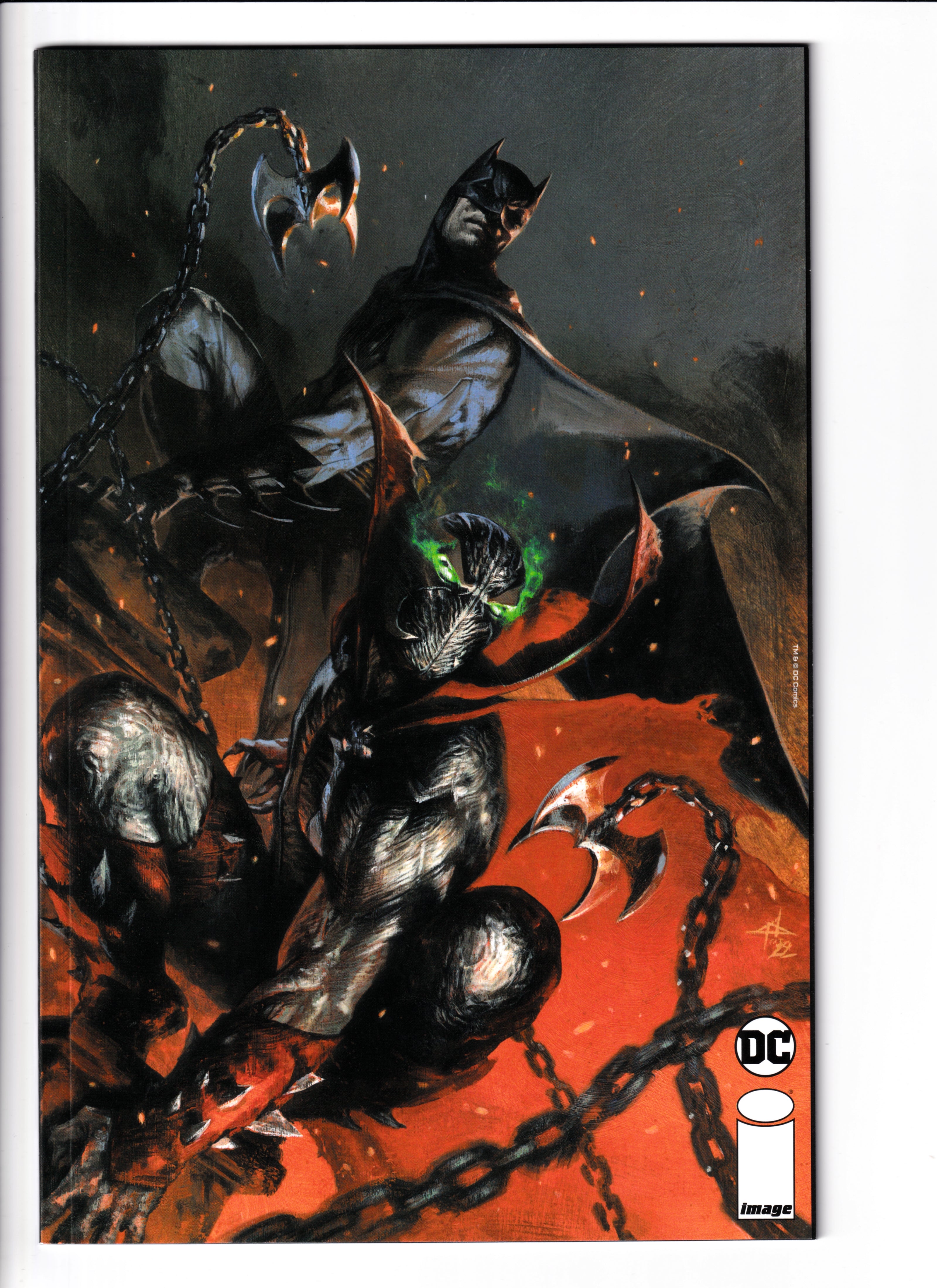 Batman Spawn #1 Dell'Otto CVR NM (9.8) (2022)