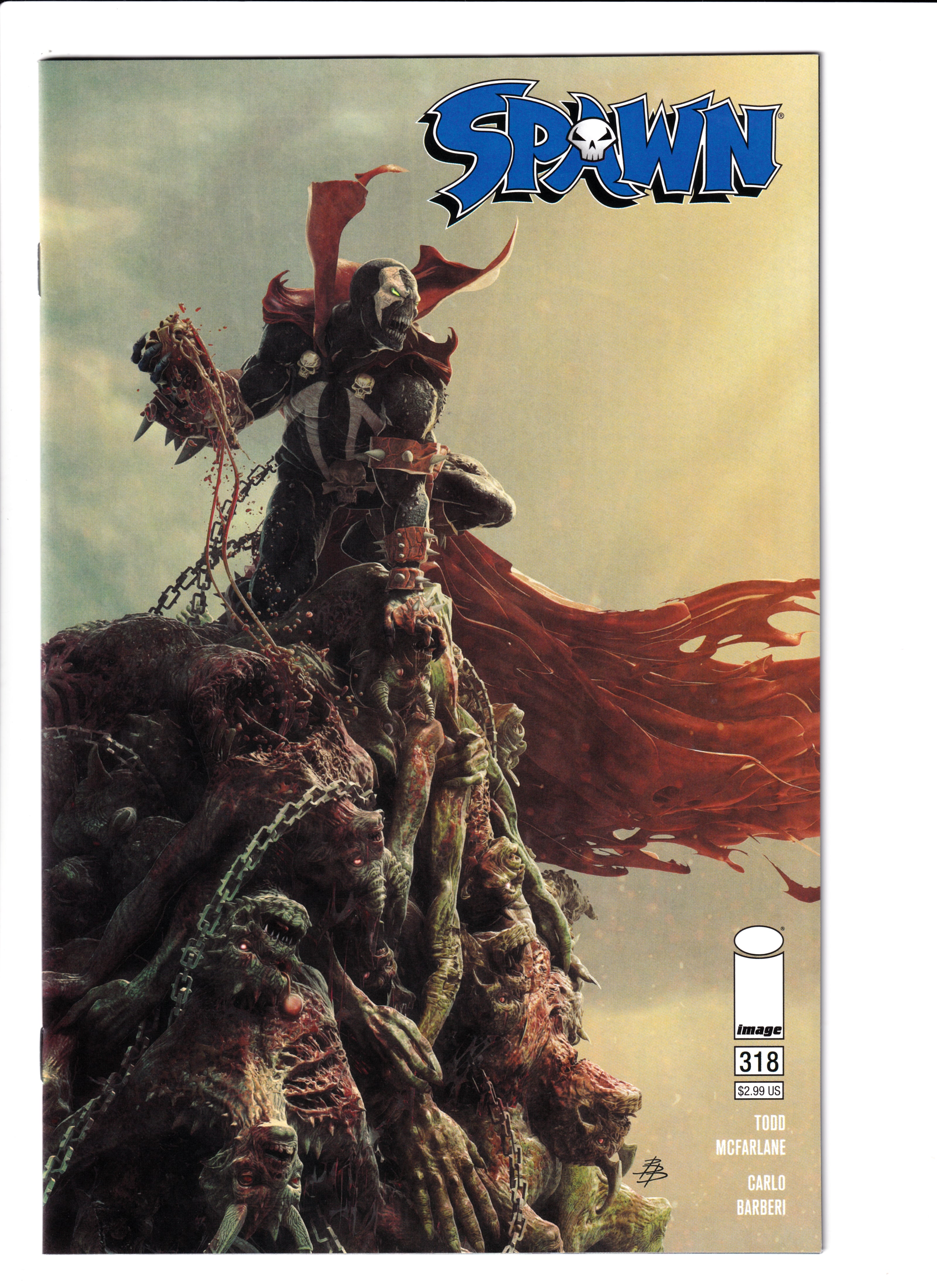 Spawn #318 Barends Var NM (9.6) (2021)