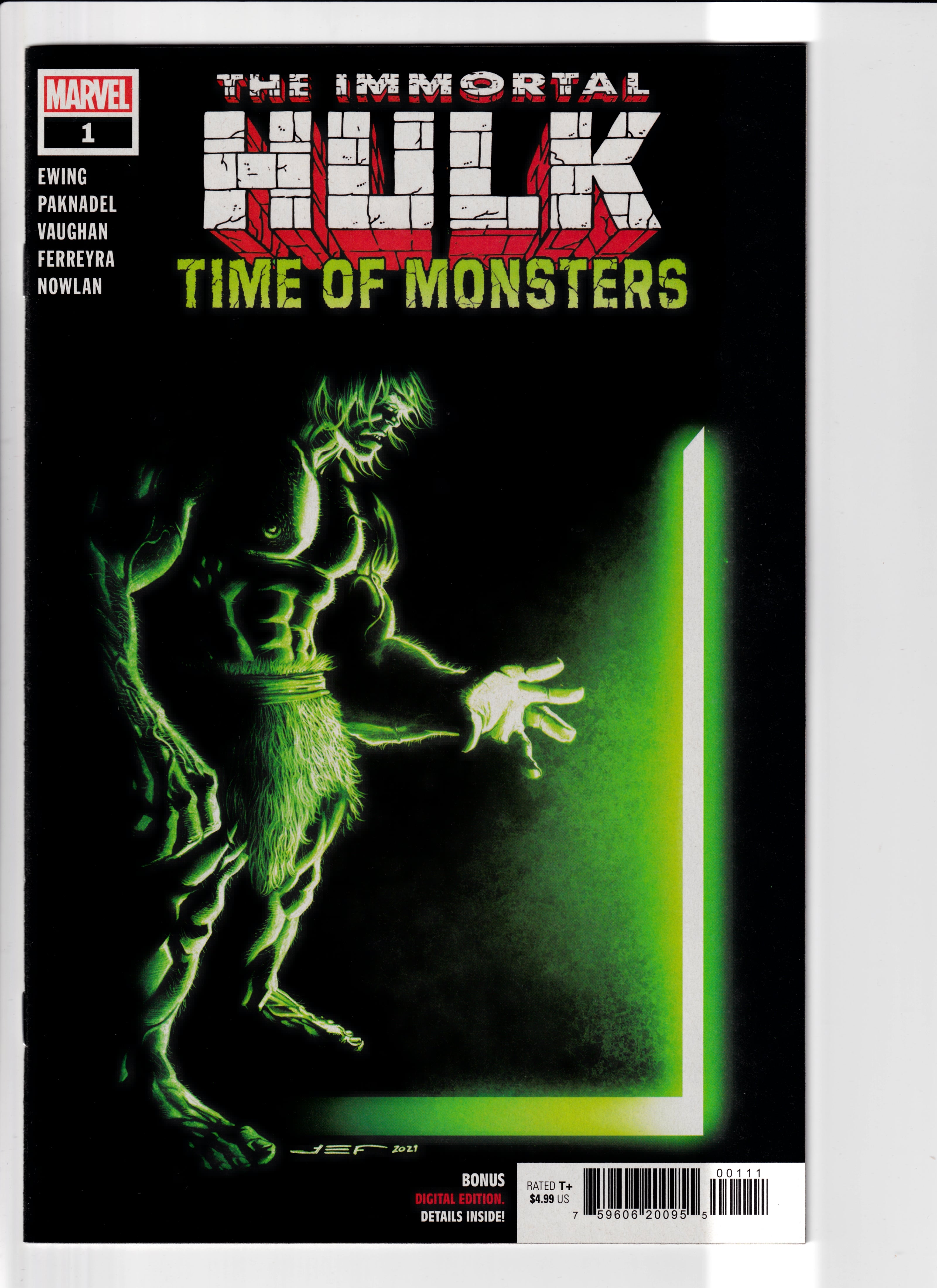 Immortal Hulk: Time of Monsters #1 NM (9.6) (2021)