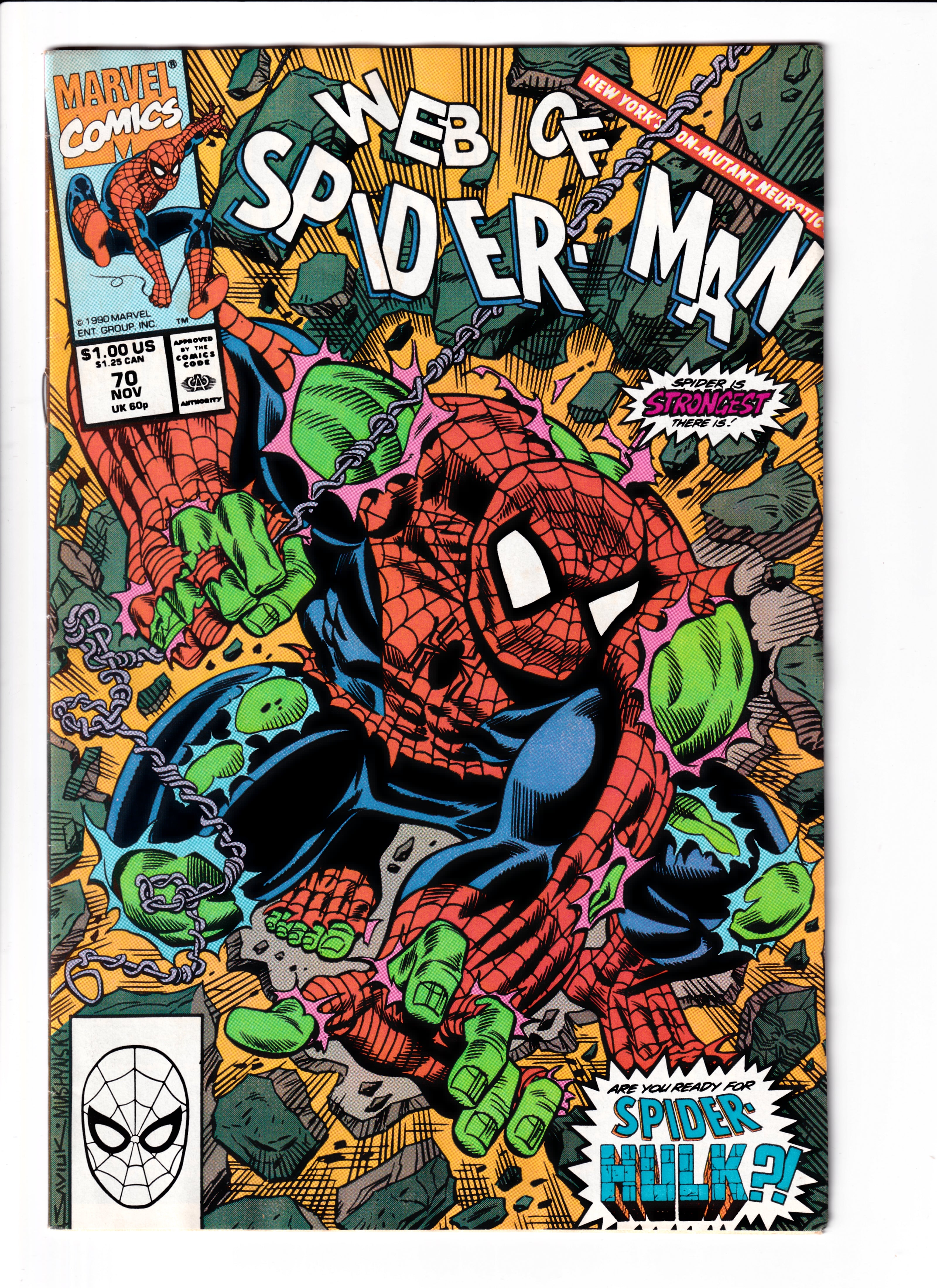 Web of Spider-Man #700 FN (7.0) (1990)