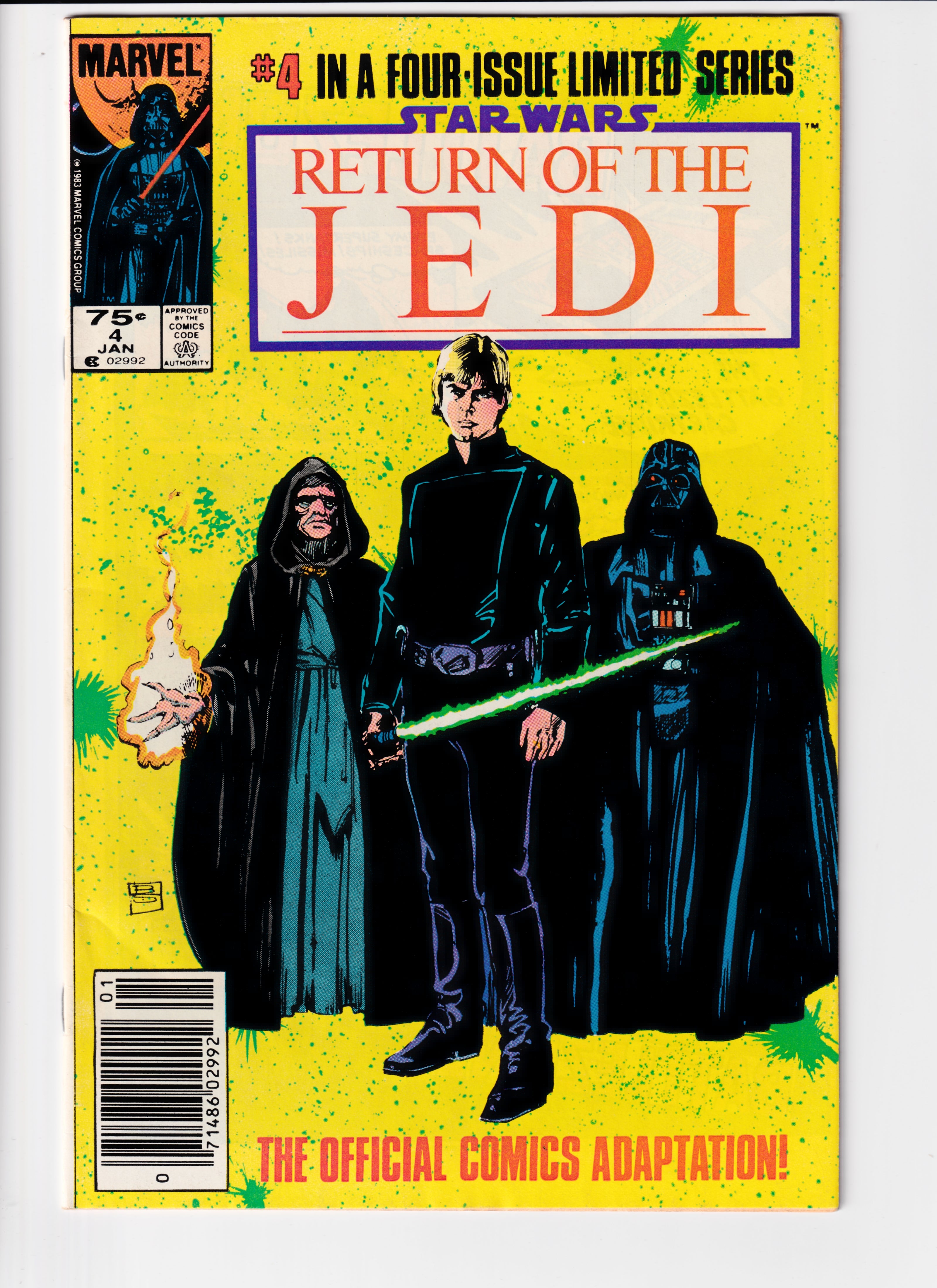 Star Wars: Return of The Jedi #4 Canadian Price Var FN (7.0) (1983)