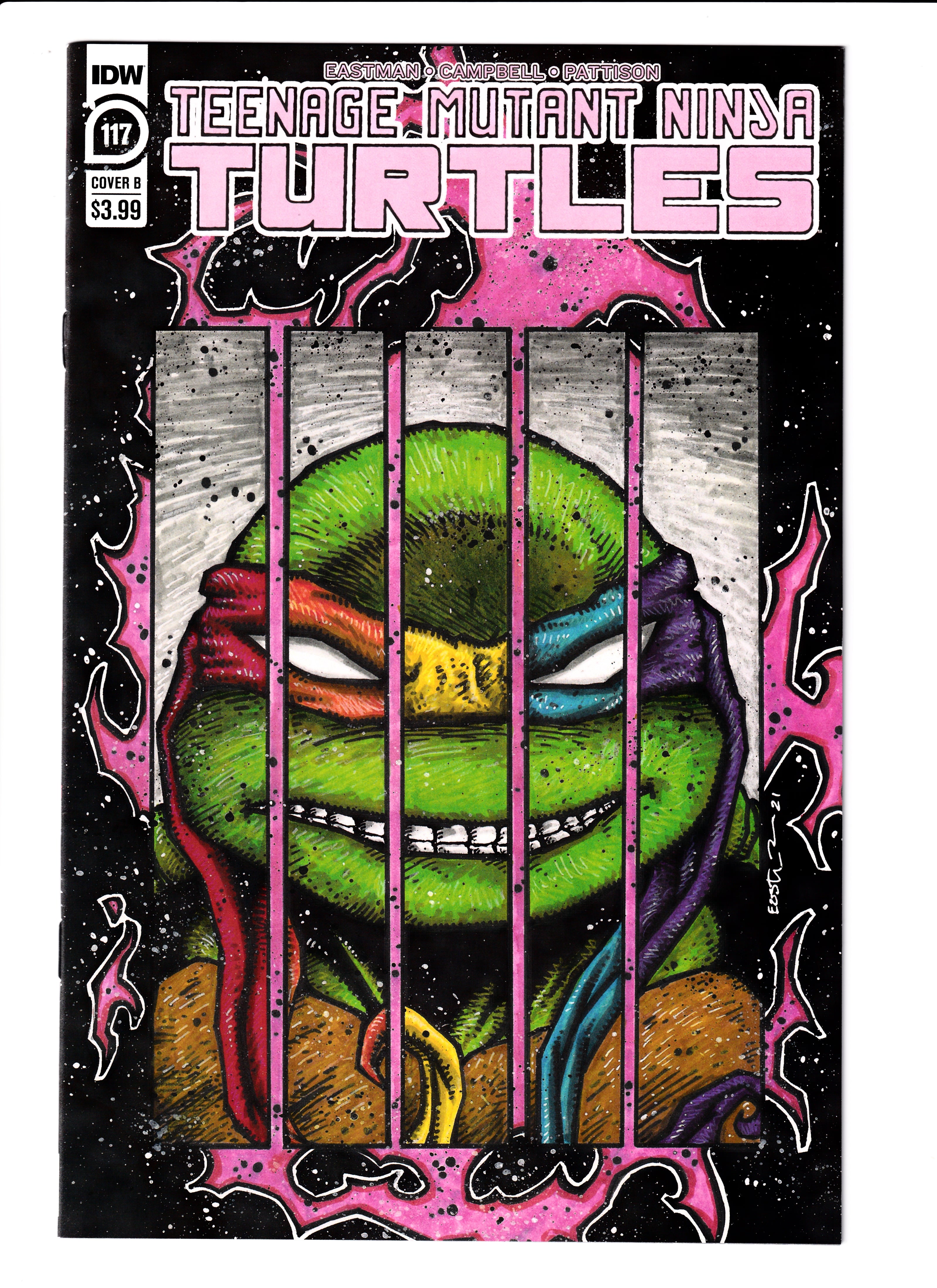 TMNT #117 Eastman CVR B NM (9.6) (2021)