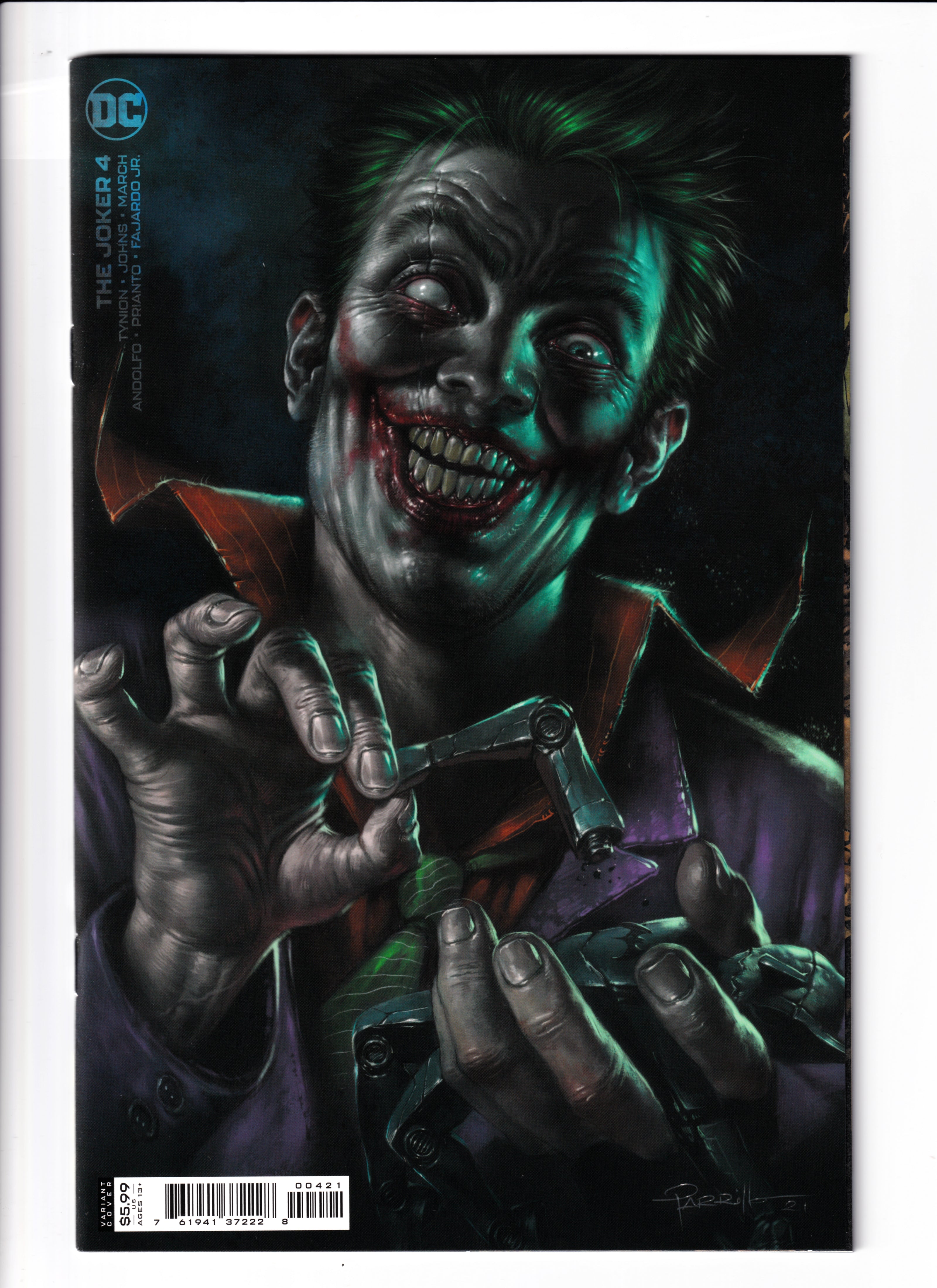 The Joker #4 Parrllo Var NM (9.6) (2021)