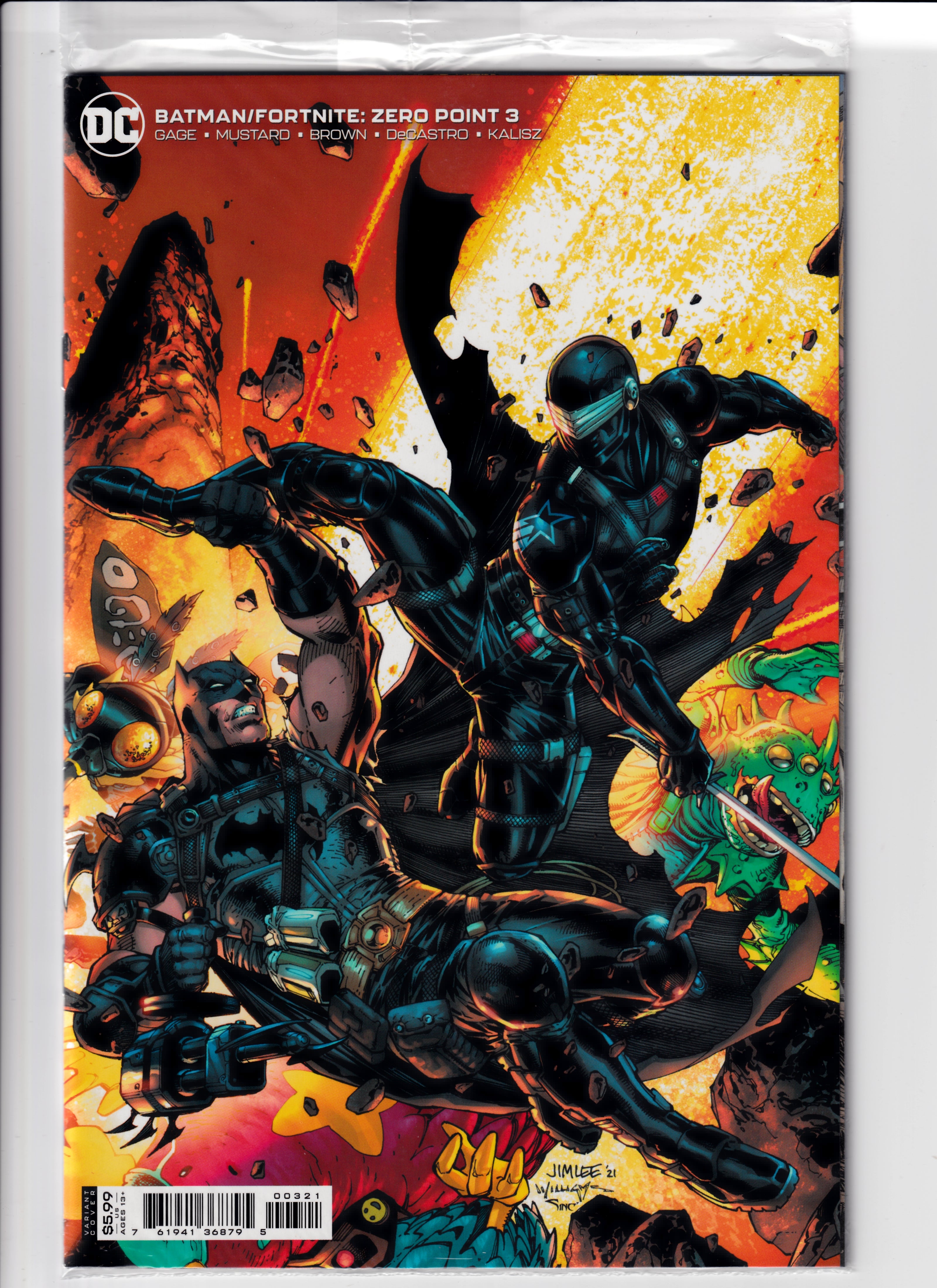Batman/Fortnite #3 Jim Lee Sealed Polybag NM (9.6) (2021)