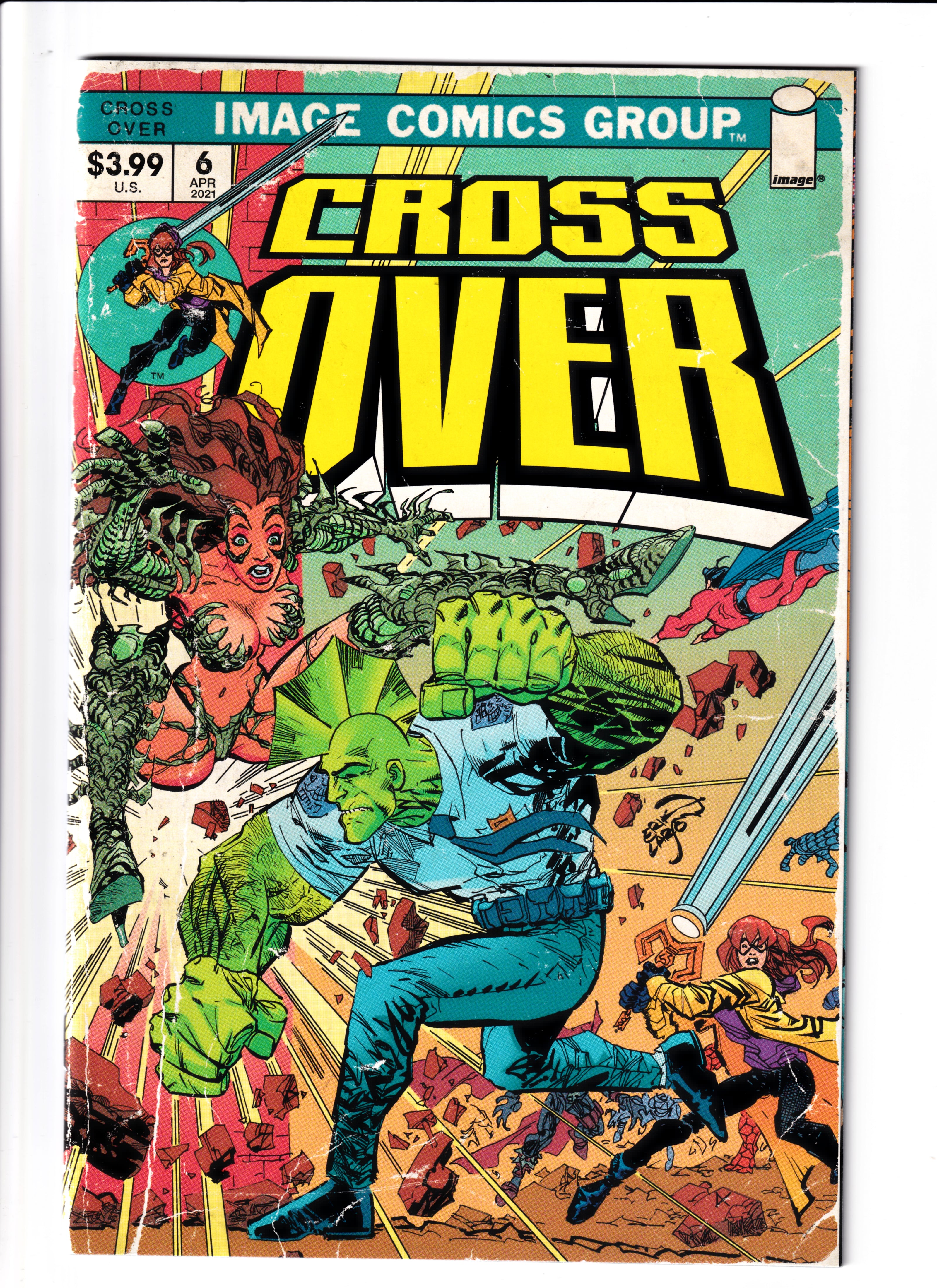 Crossover #6 Larsen Var. NM (9.6) (2021)