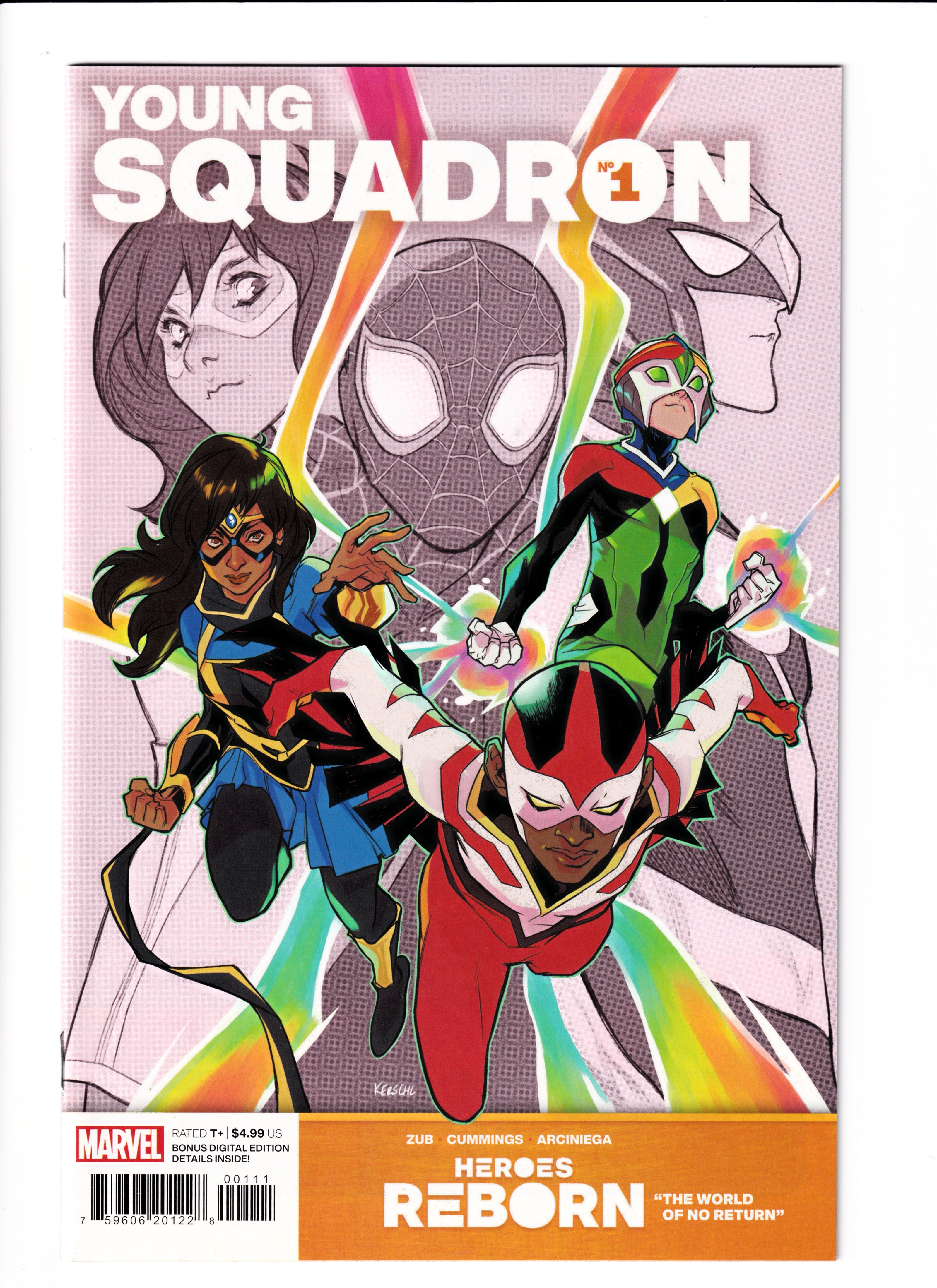 Heroes Reborn: Young Squadron #1 Kerschl Var. NM (9.6) (2021)