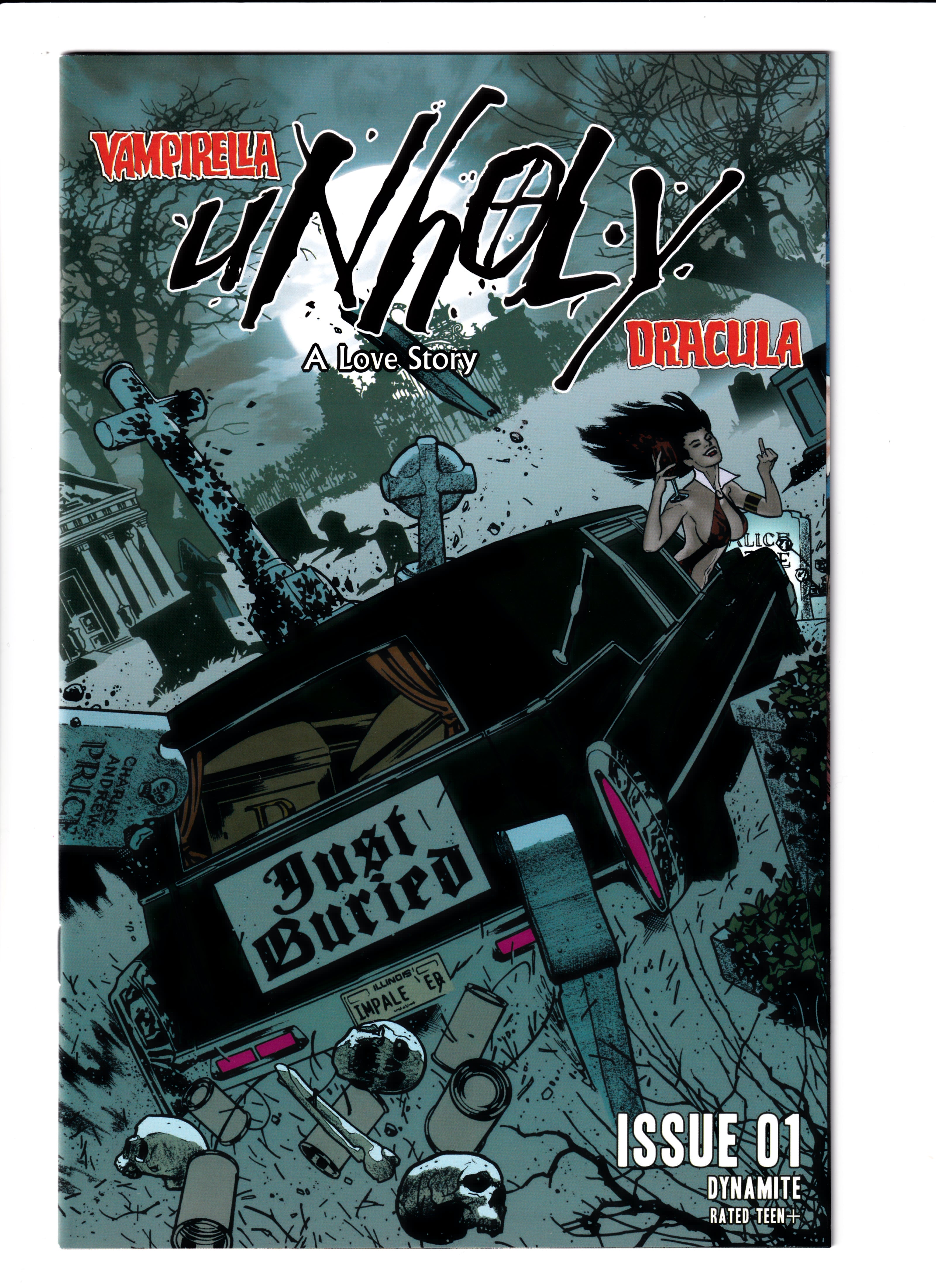 Vampirella / Dracula: Unholy #1 Hughes Var NM (9.6) (2021)