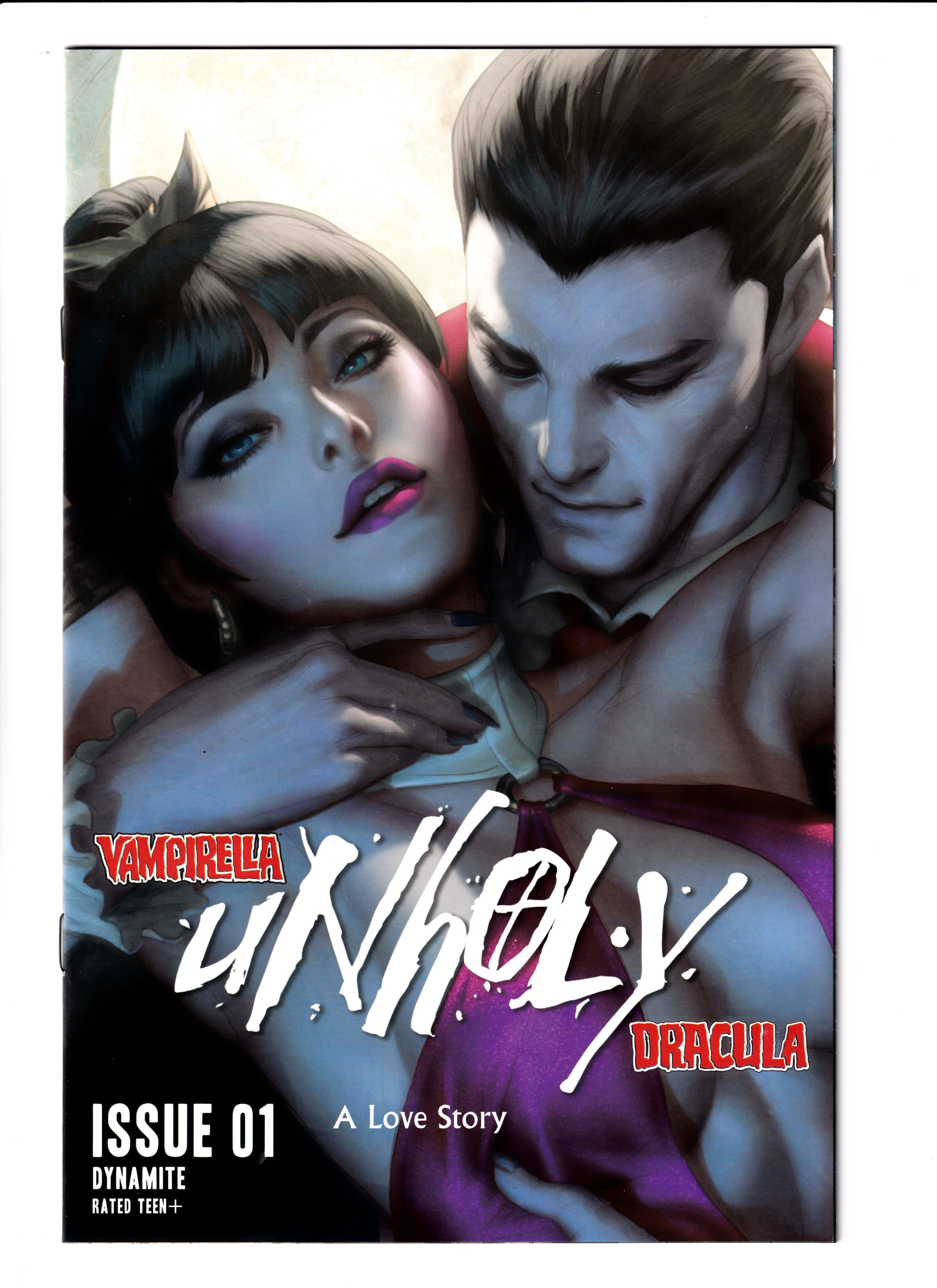 Vampirella / Dracula: Unholy #1 Artgerm Sneak peak Var NM (9.4) (2021)
