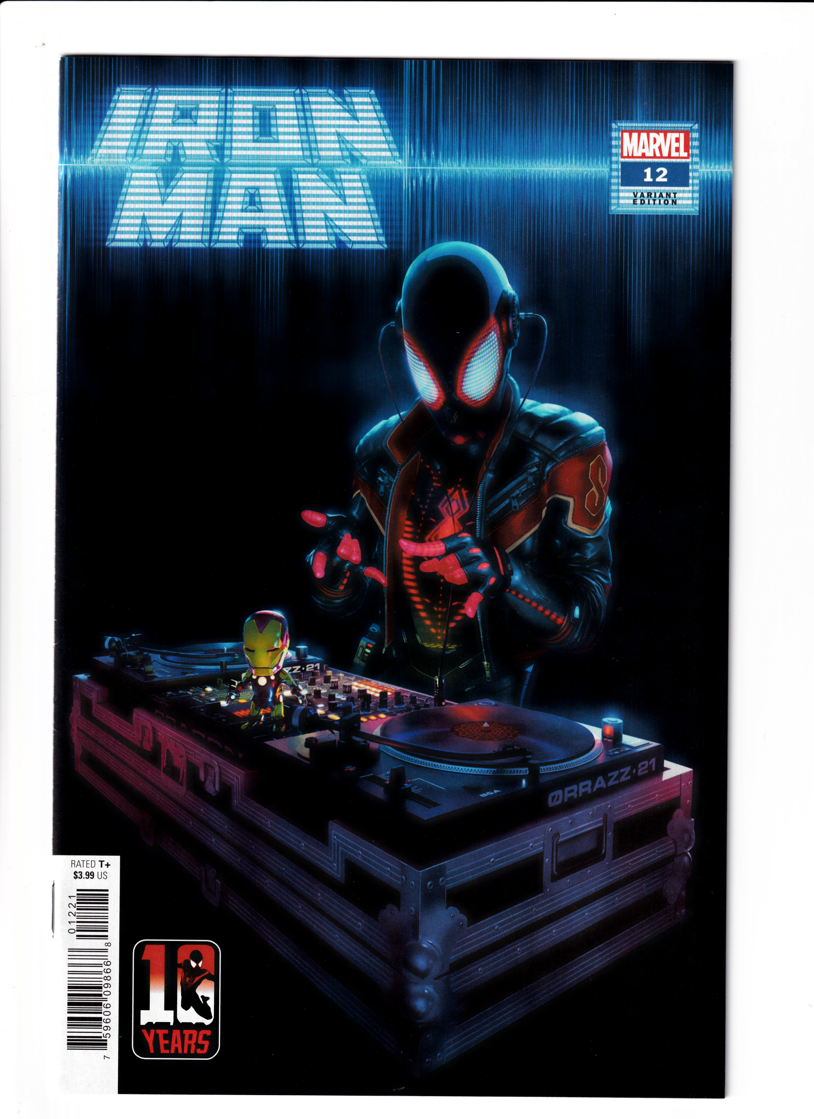 Iron Man #12 Razzah Miles 10th Ann Var. NM (9.6) (2021)