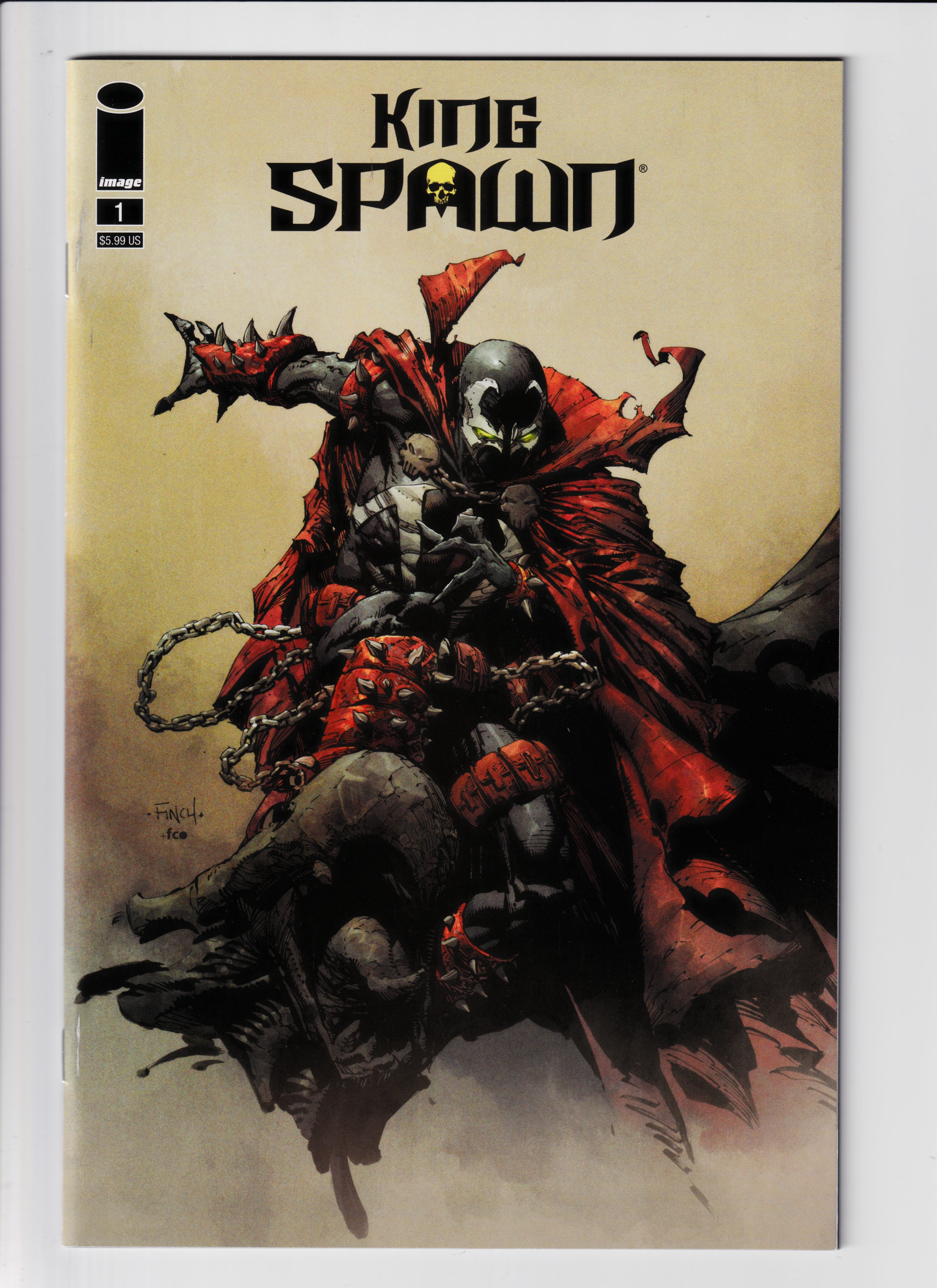 King Spawn #1 Finch Var NM (9.6) (2021)