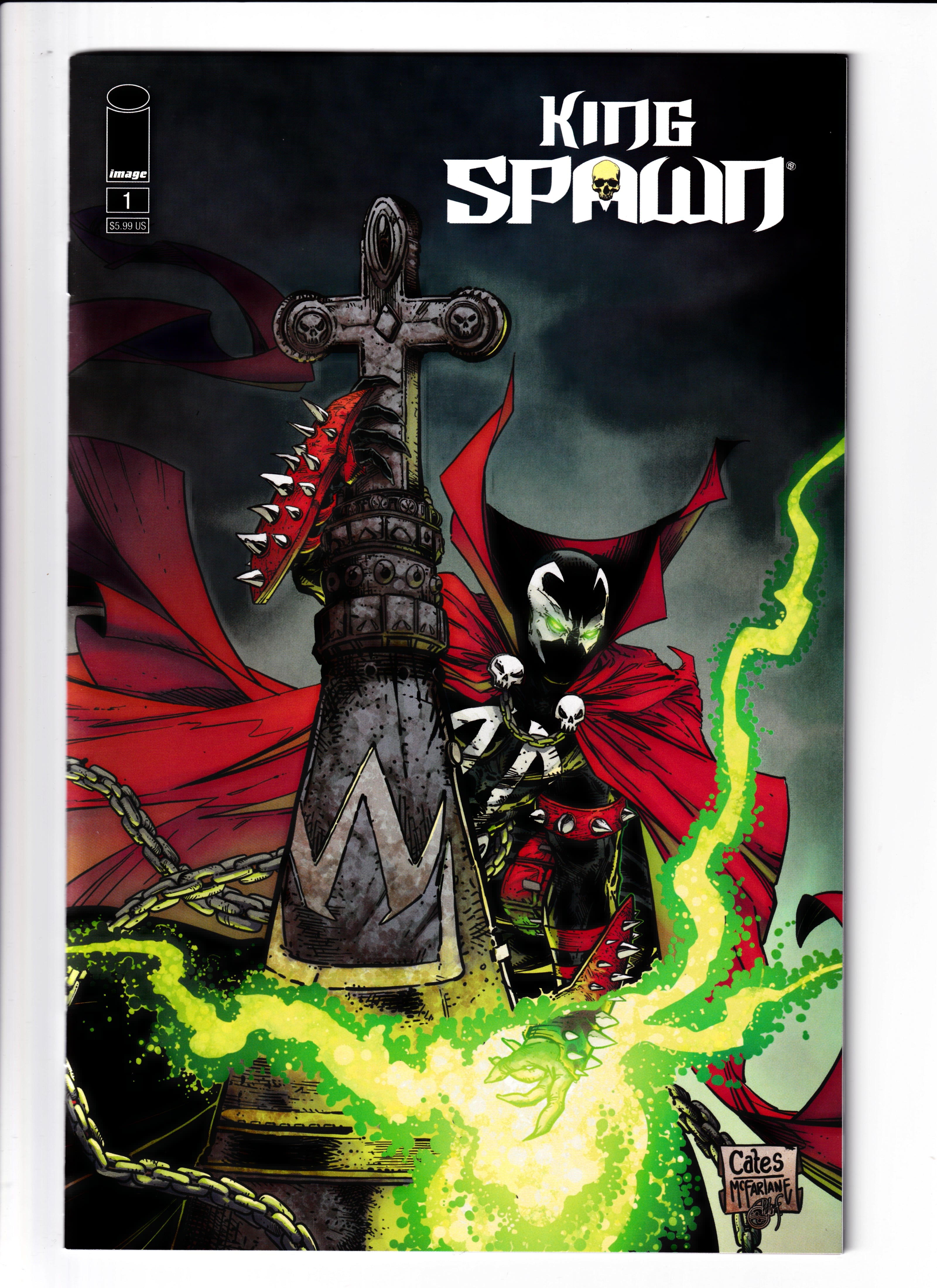 King Spawn #1 Cates Var NM (9.6) (2021)