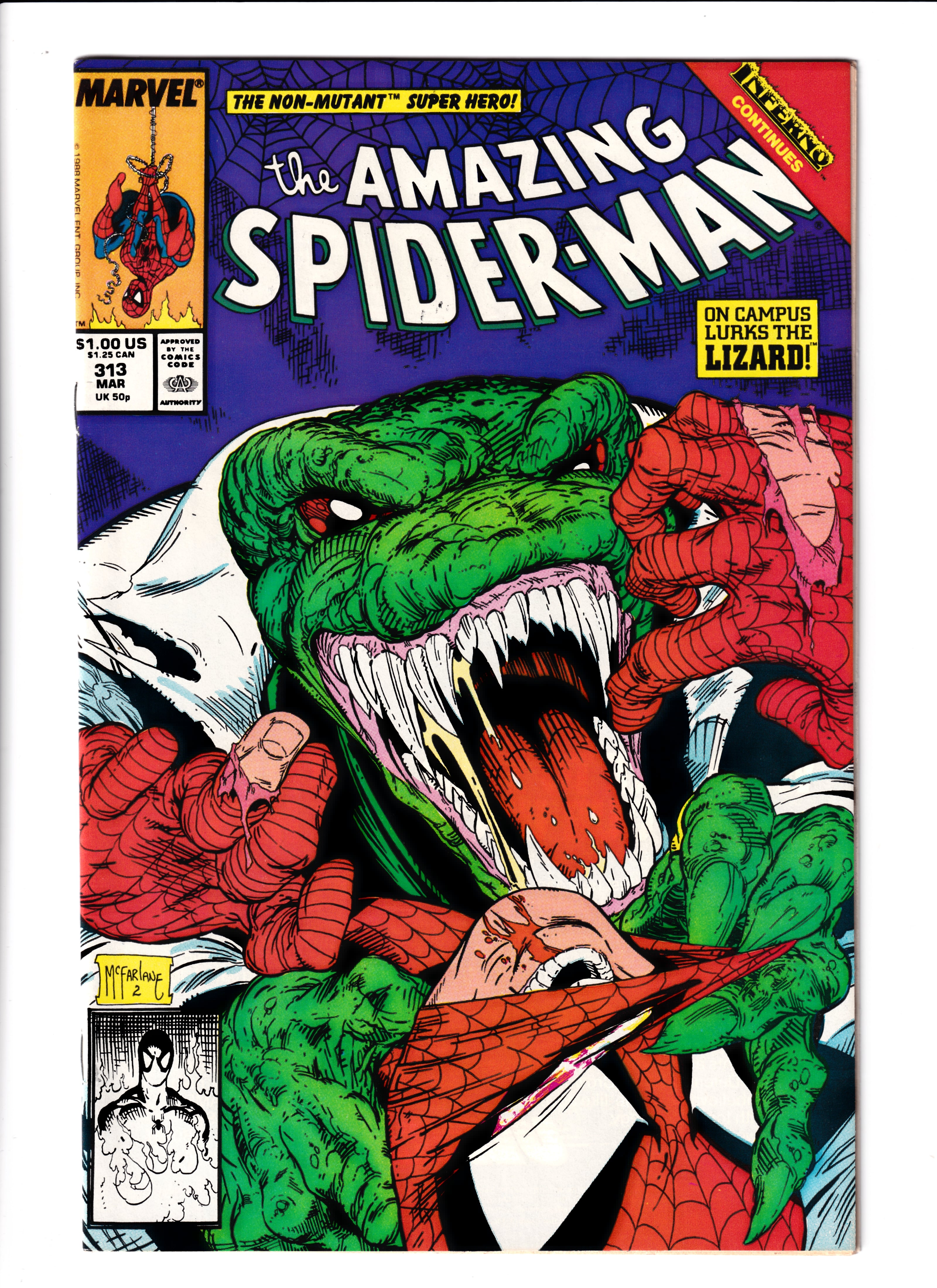 Amazing Spider-Man #313 NM (9.4) (1989)