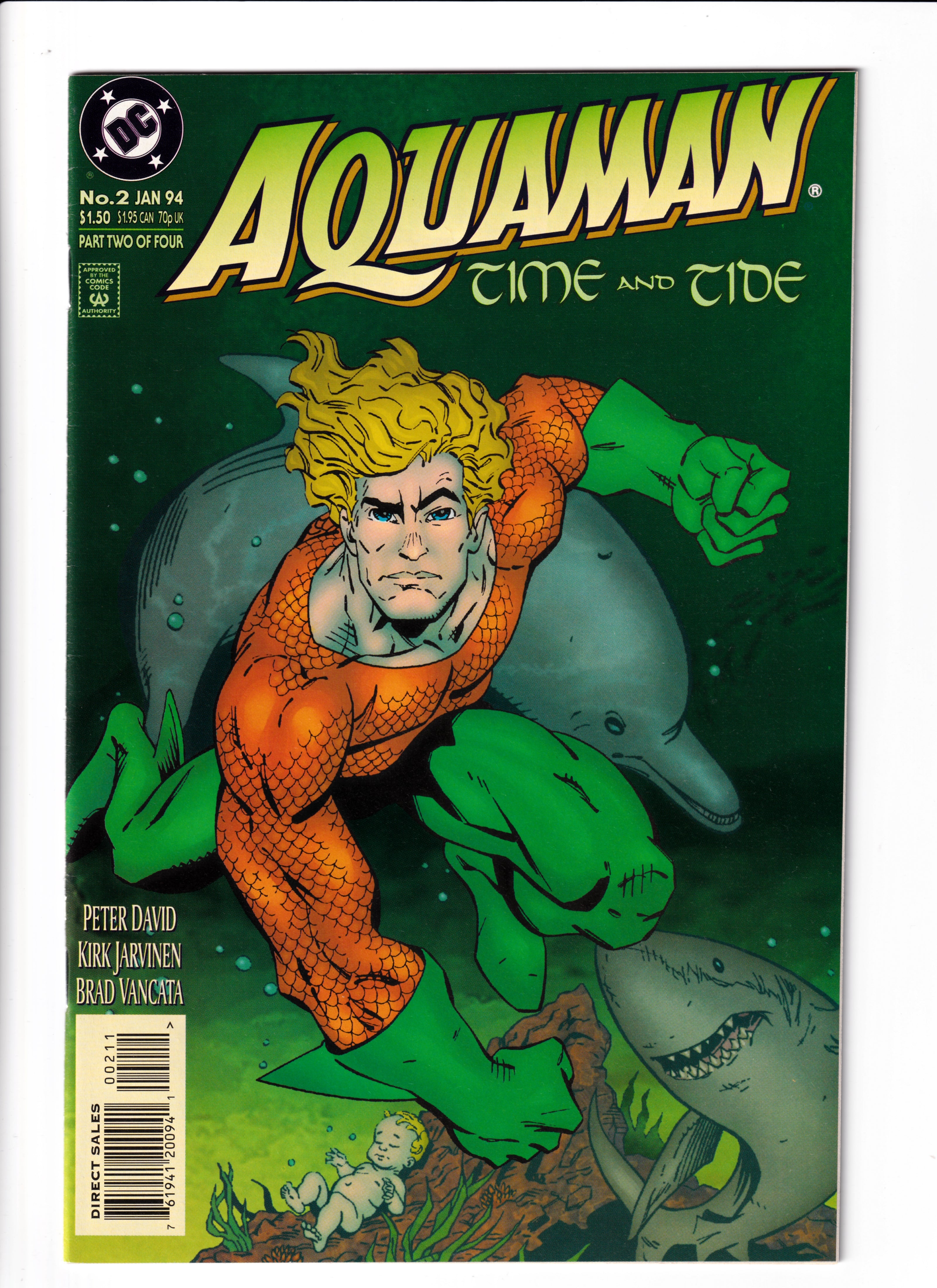 Aquaman: Time and Tide #2 NM (9.0) (1993)