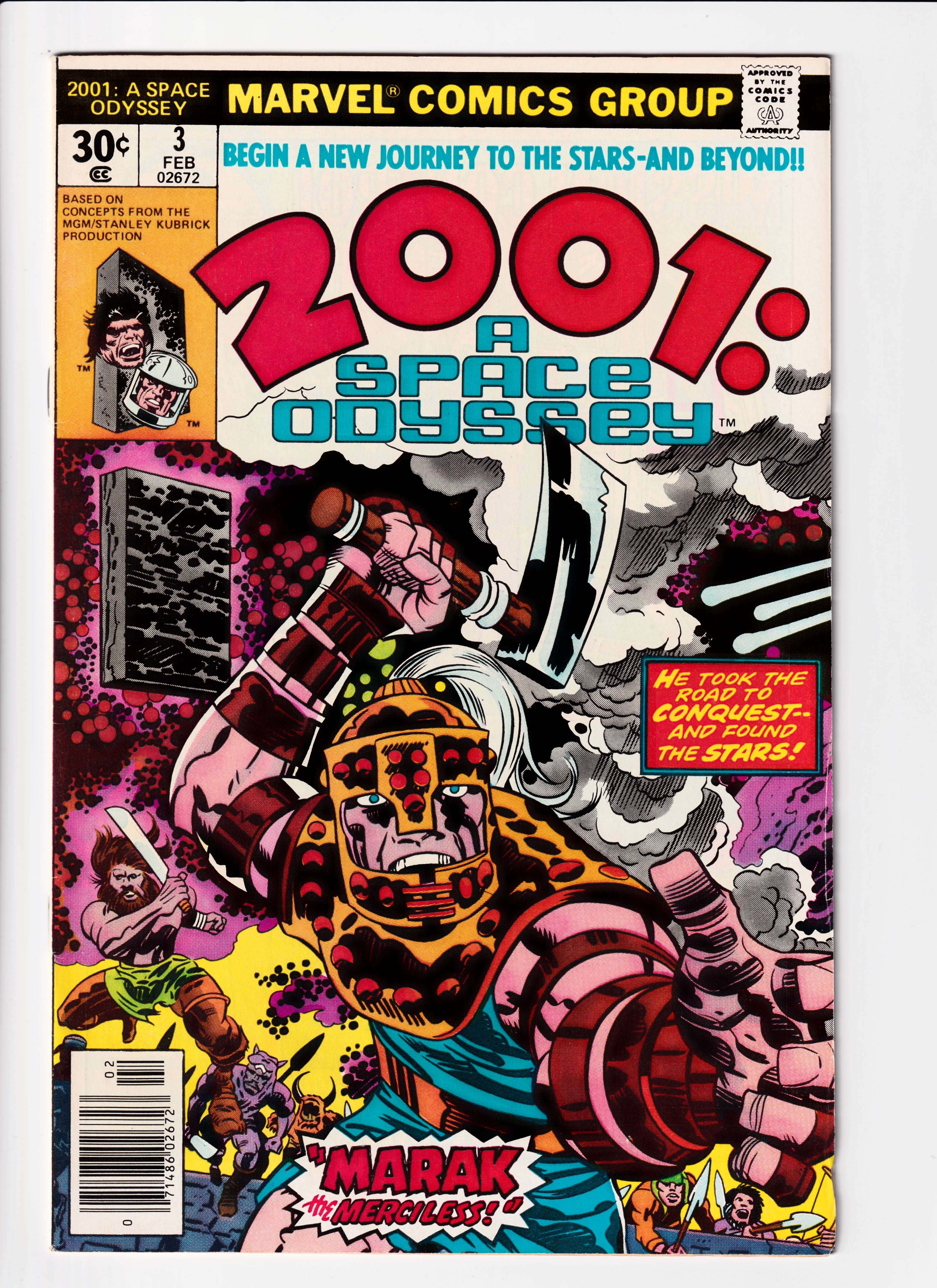 2001: A Space Odyssey #3 VF (7.5) (1977)