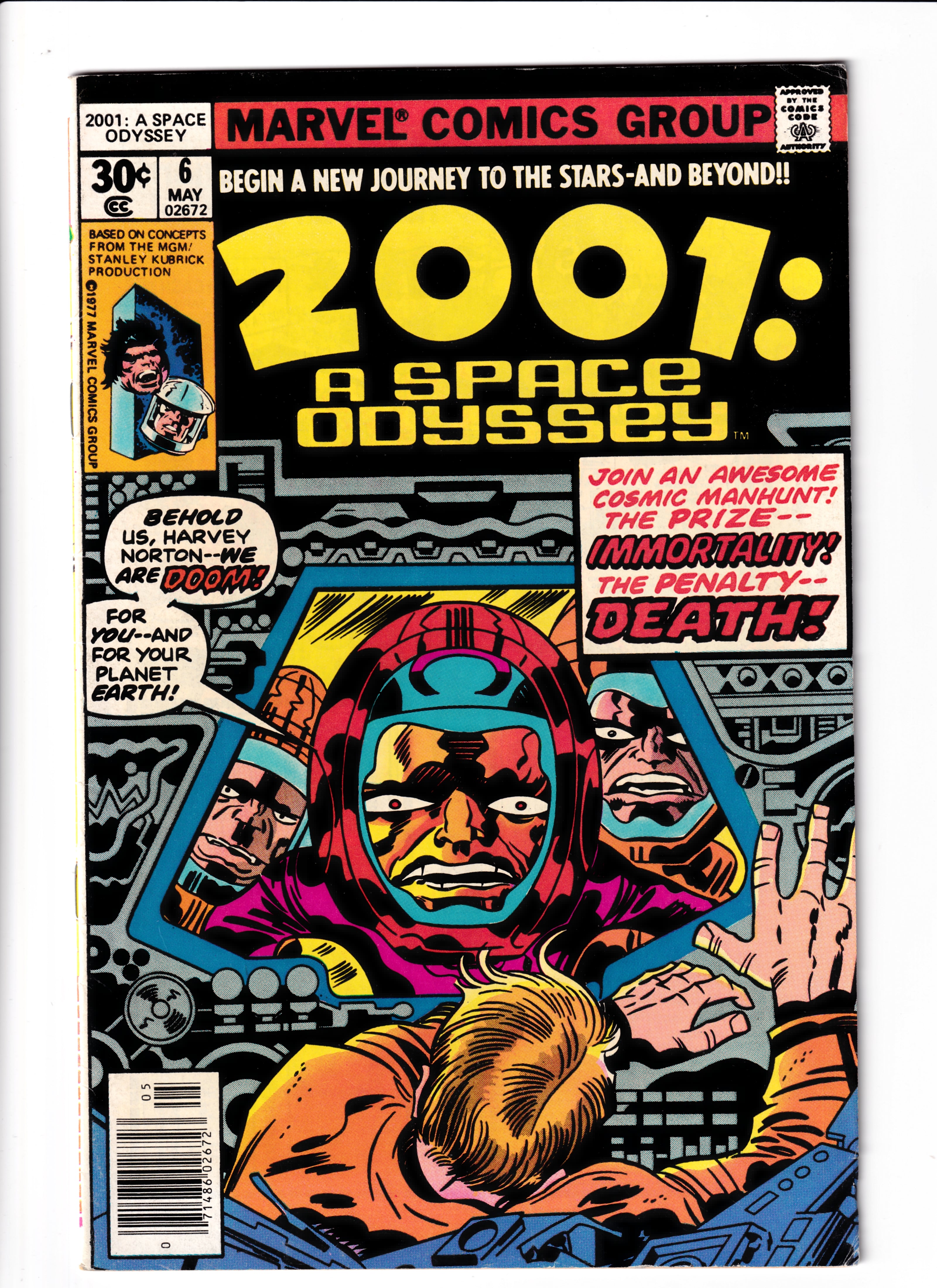2001: A Space Odyssey #6 FN (7.0) (1977)