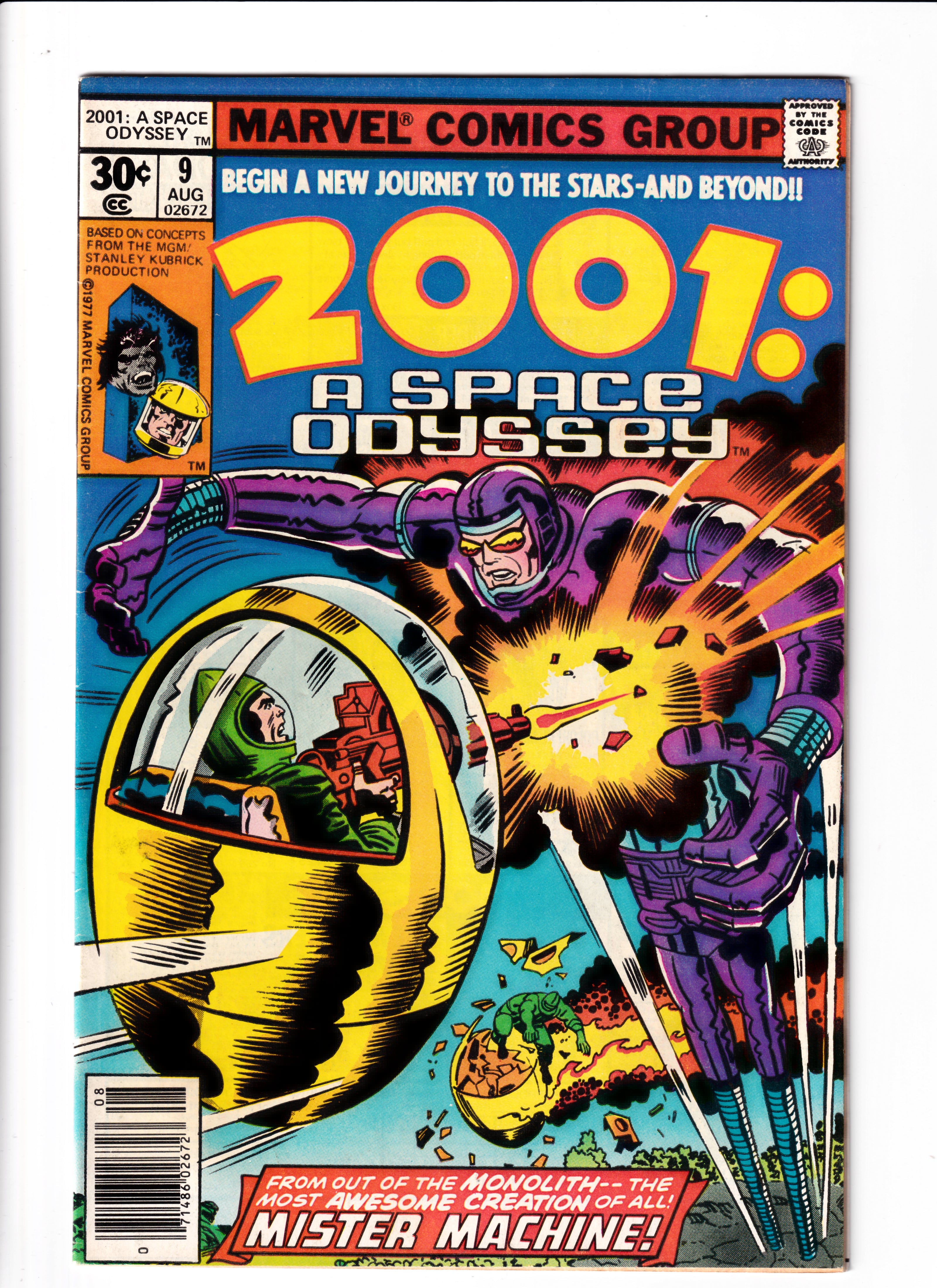 2001: A Space Odyssey #9 VG (5.0) (1977)