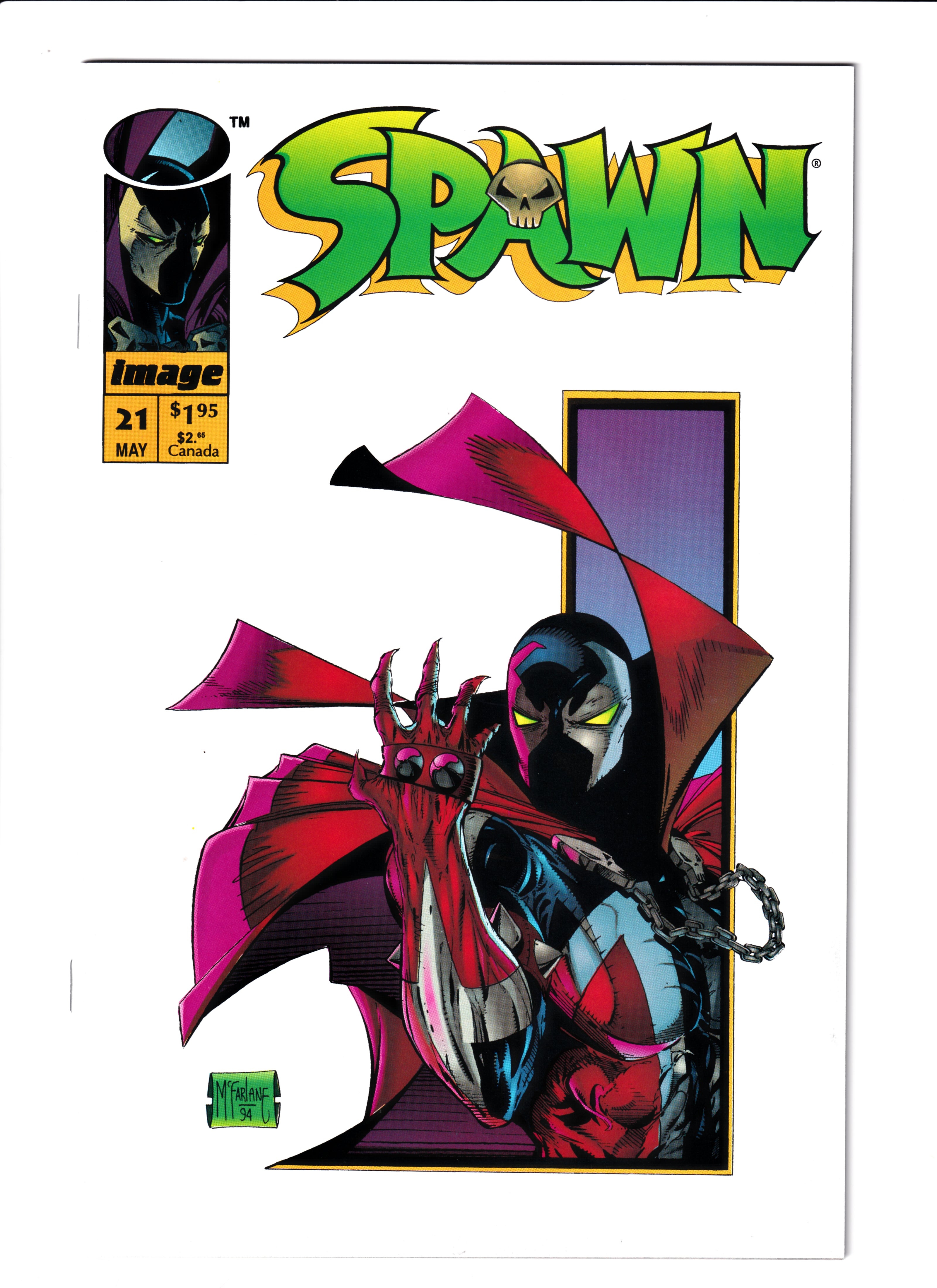 Spawn #21 NM (9.6) (1994)