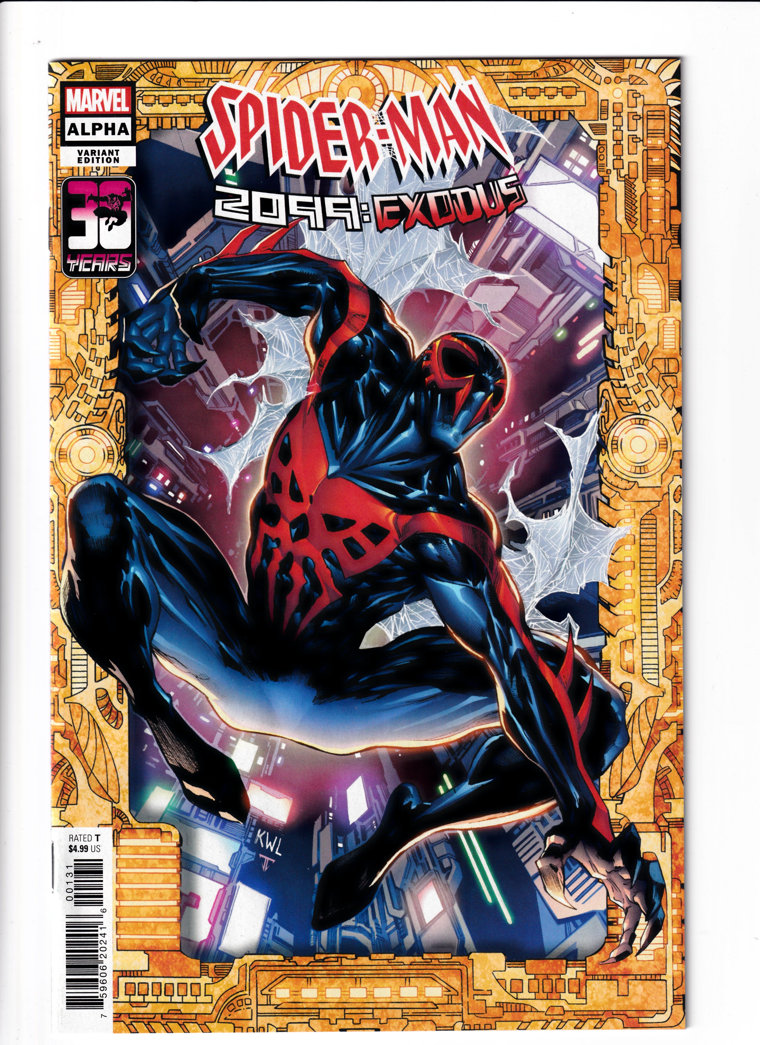 Spider-Man 2099: Exodus Alpha #1 Lashley Var. NM (9.8) (2022)