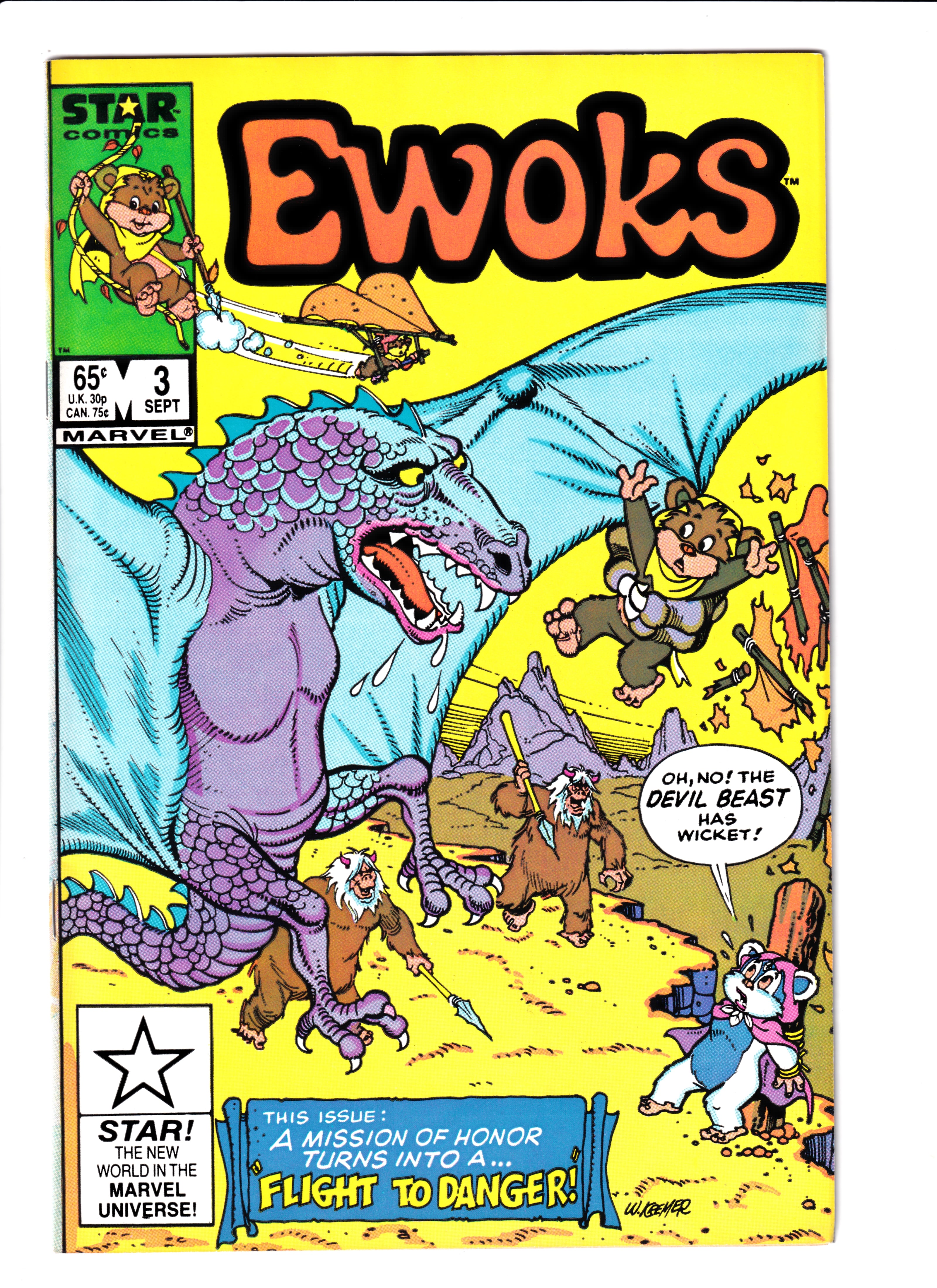 Ewoks #3 NM (9.2) (1985)