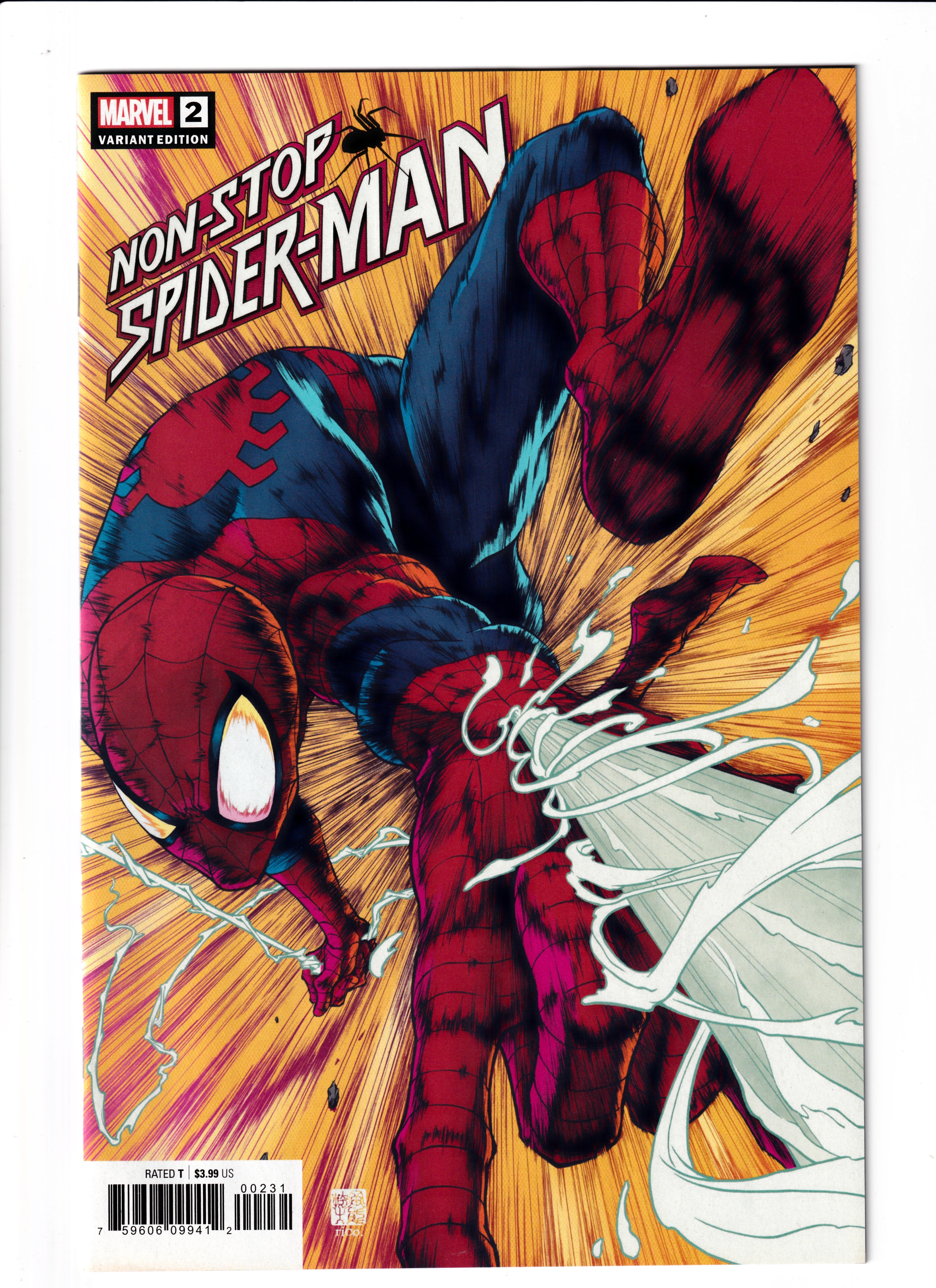 Non-Stop Spider-Man #2 Okazaki Var NM (9.8) (2021)