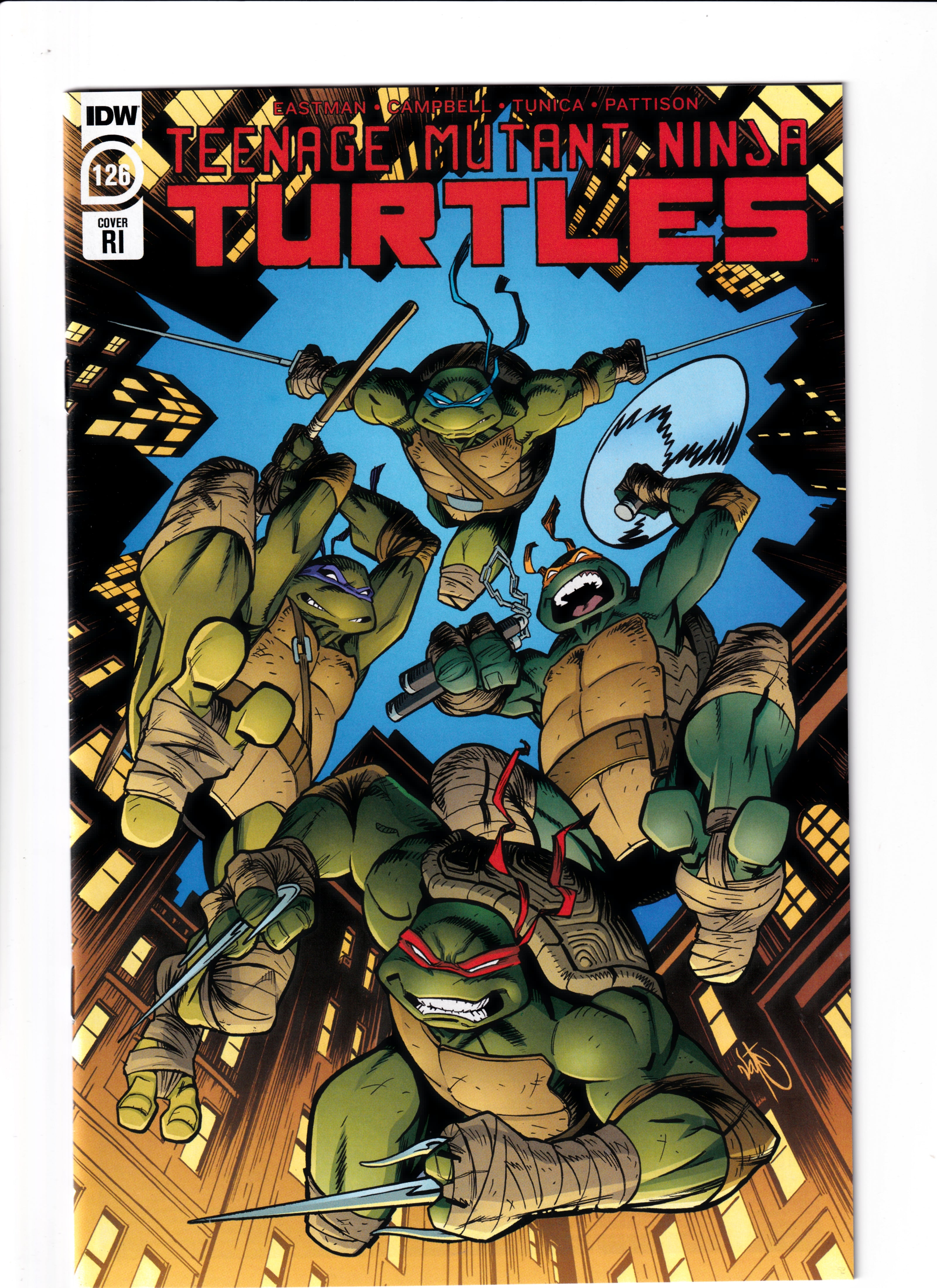 TMNT #126 1:10 Var NM (9.8) (2022)