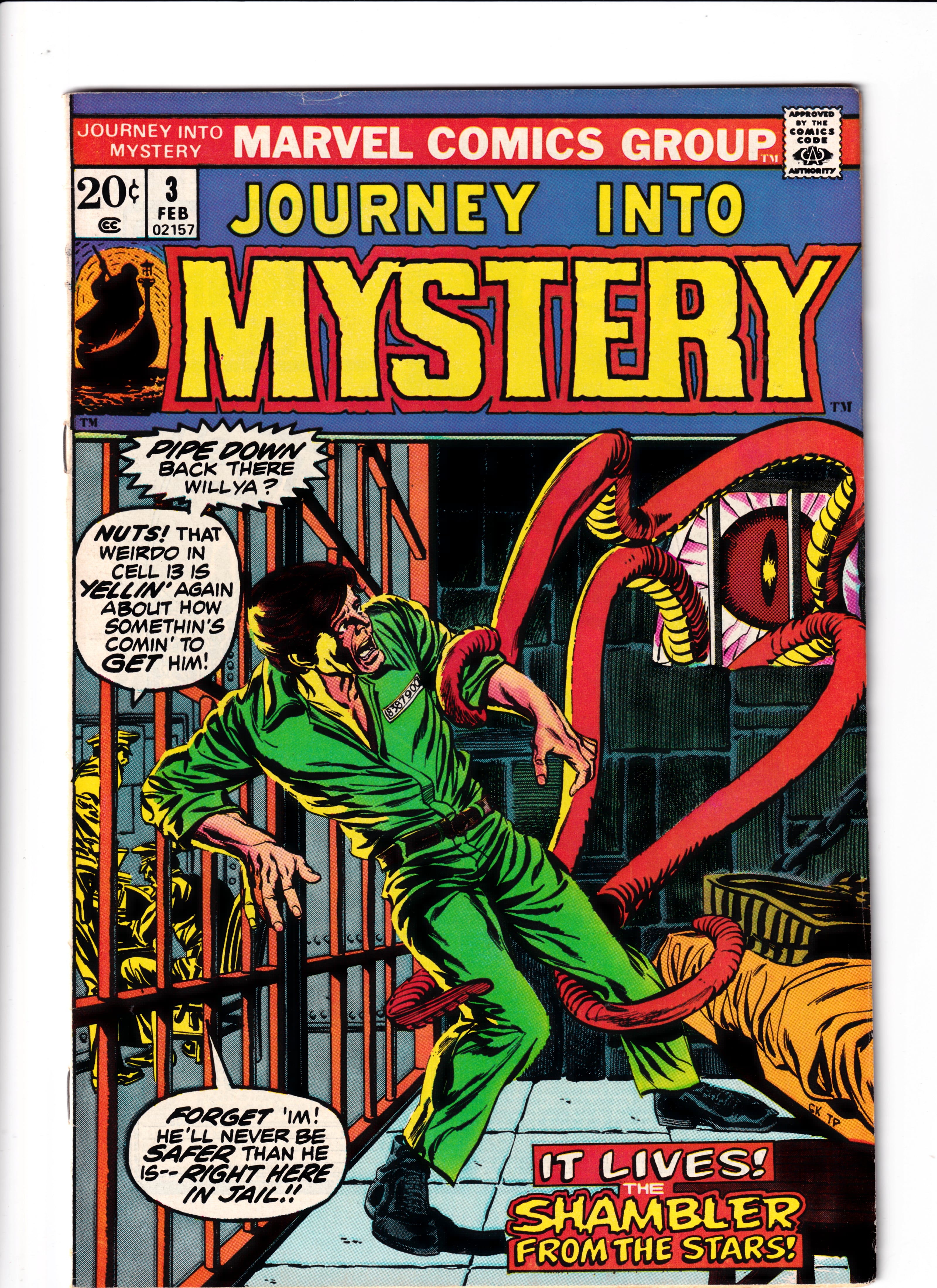 Journey Into Mystery #3 VF (7.5) (1973)
