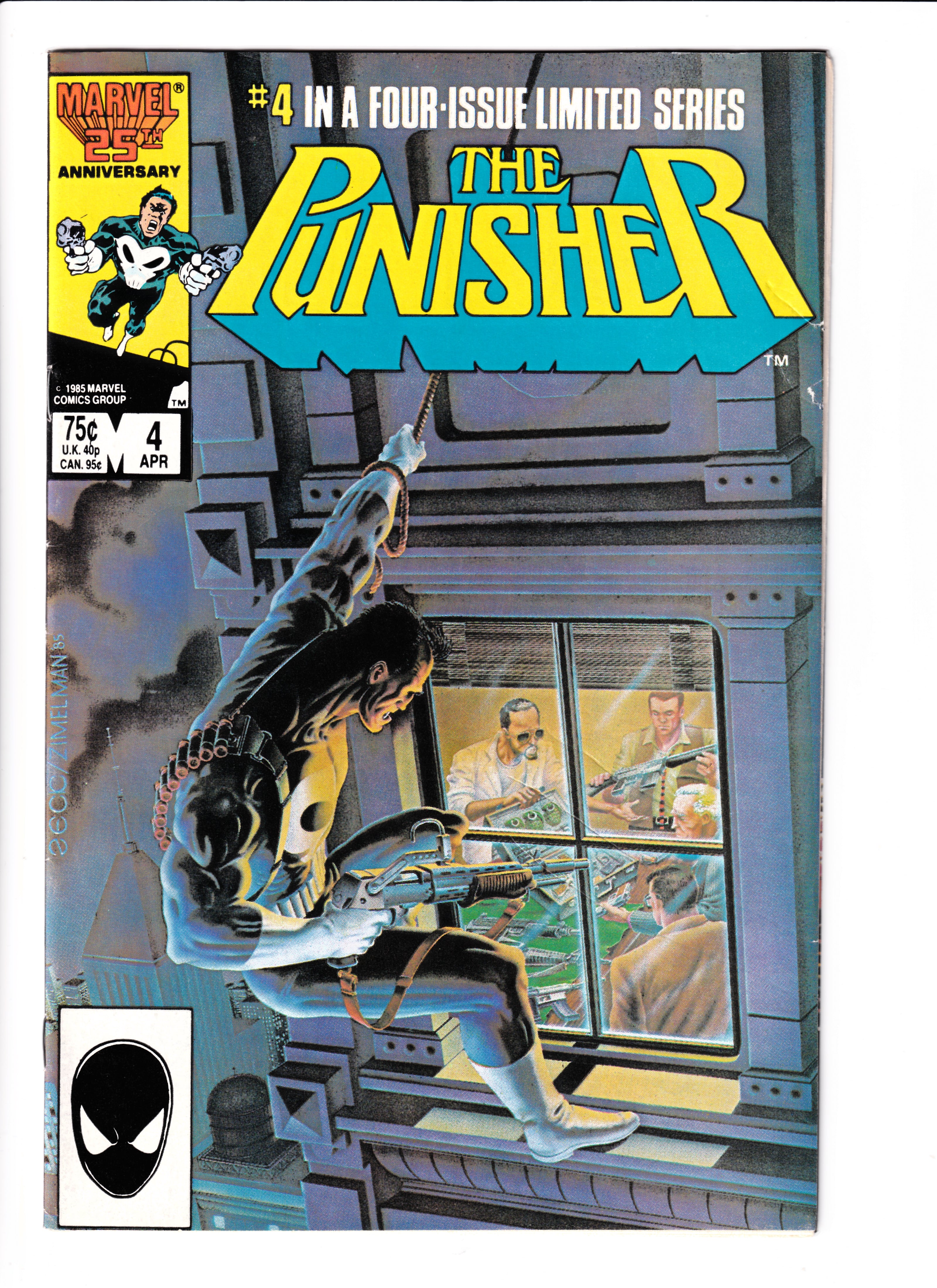 Punisher #4 NM Mid Grade (1986)