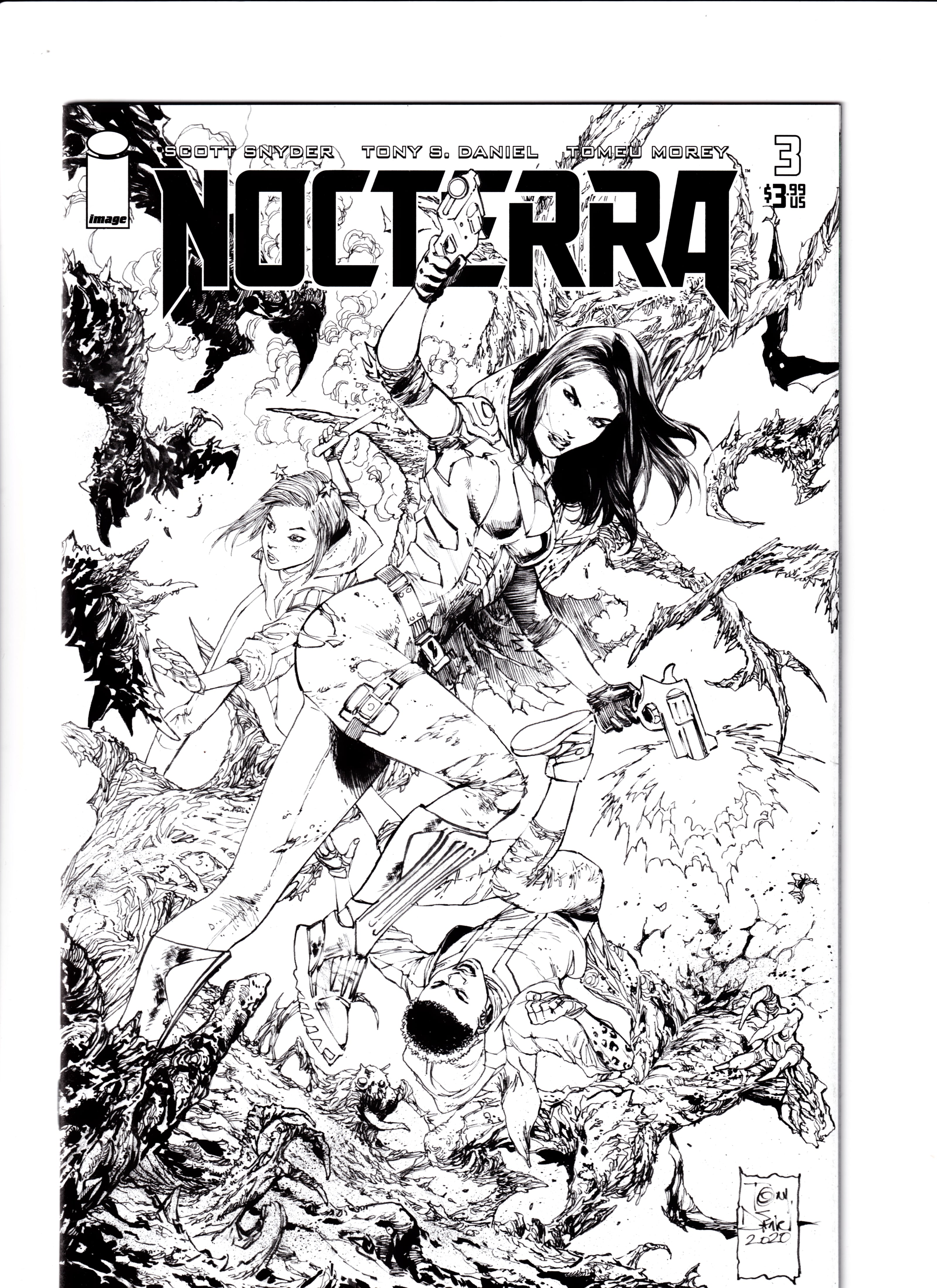Nocterra #3 1:10 Var NM (9.8) (2021)