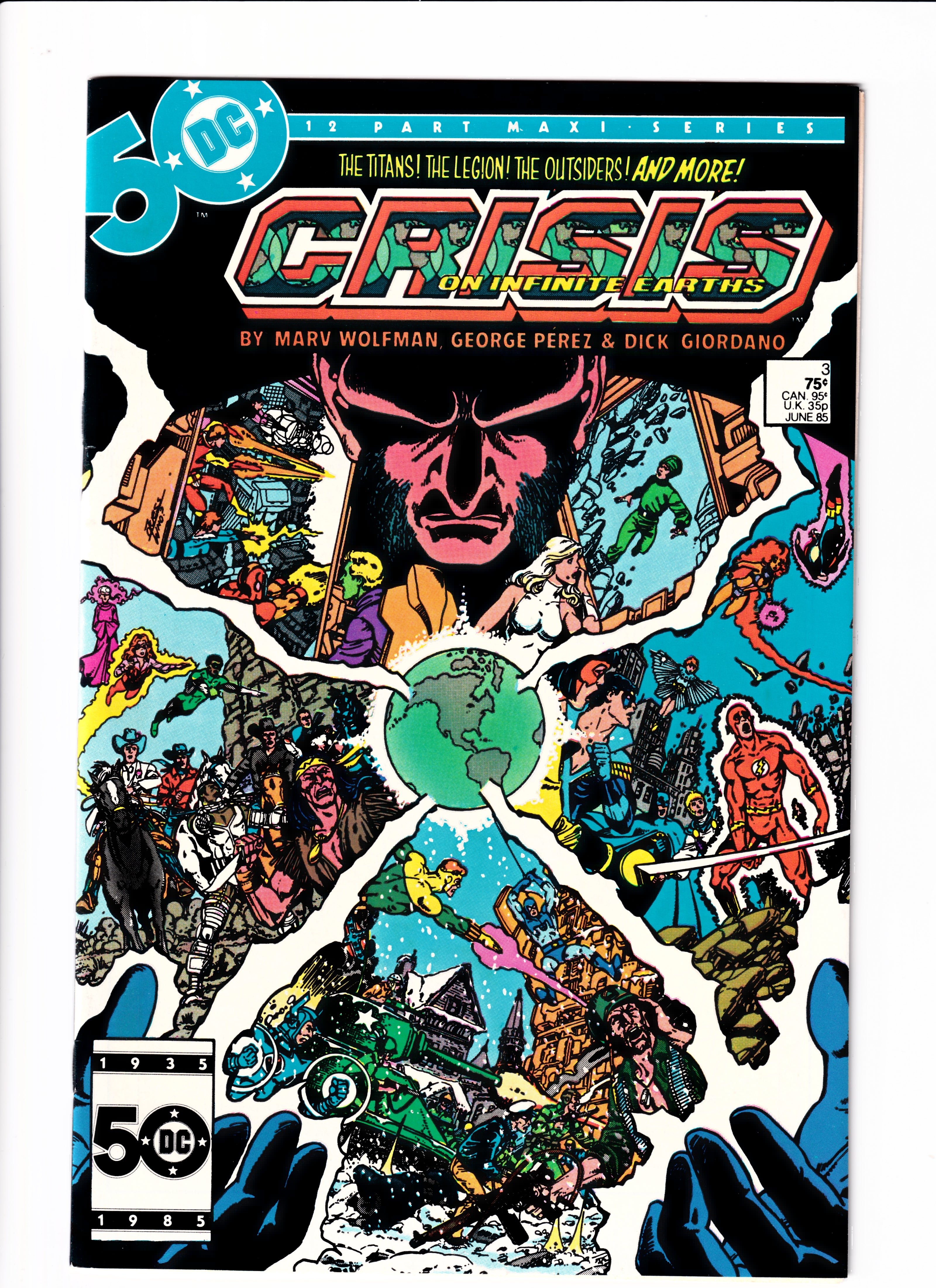 Crisis on Infinite Earths #3 NM (9.4) (1985)